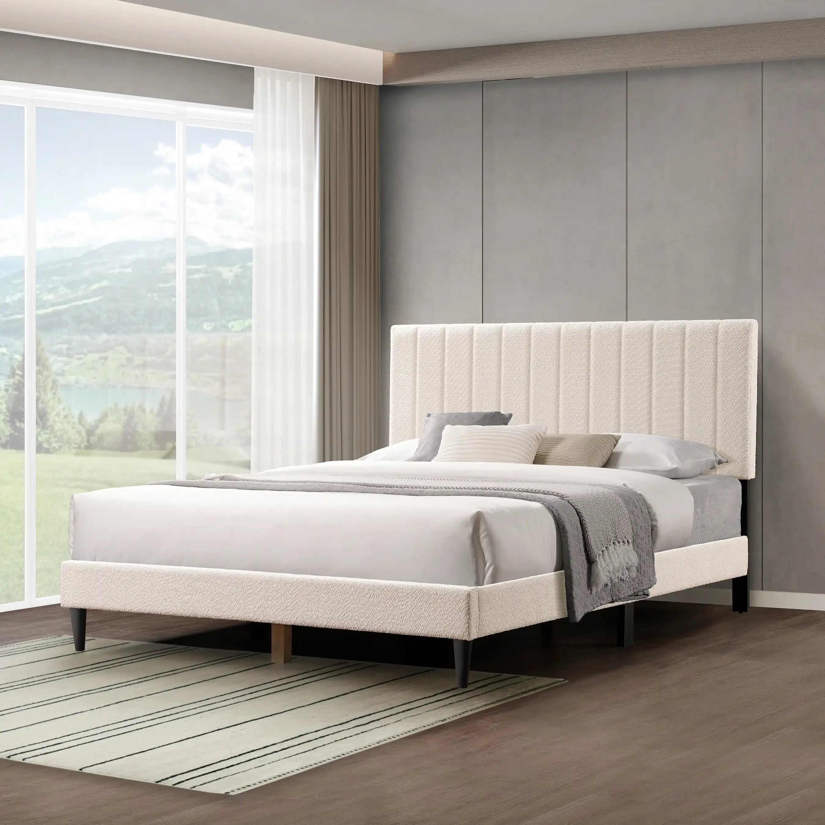 Queen Dove Platform Bed | Modern Platform bed Sale - Best Buy Furniture