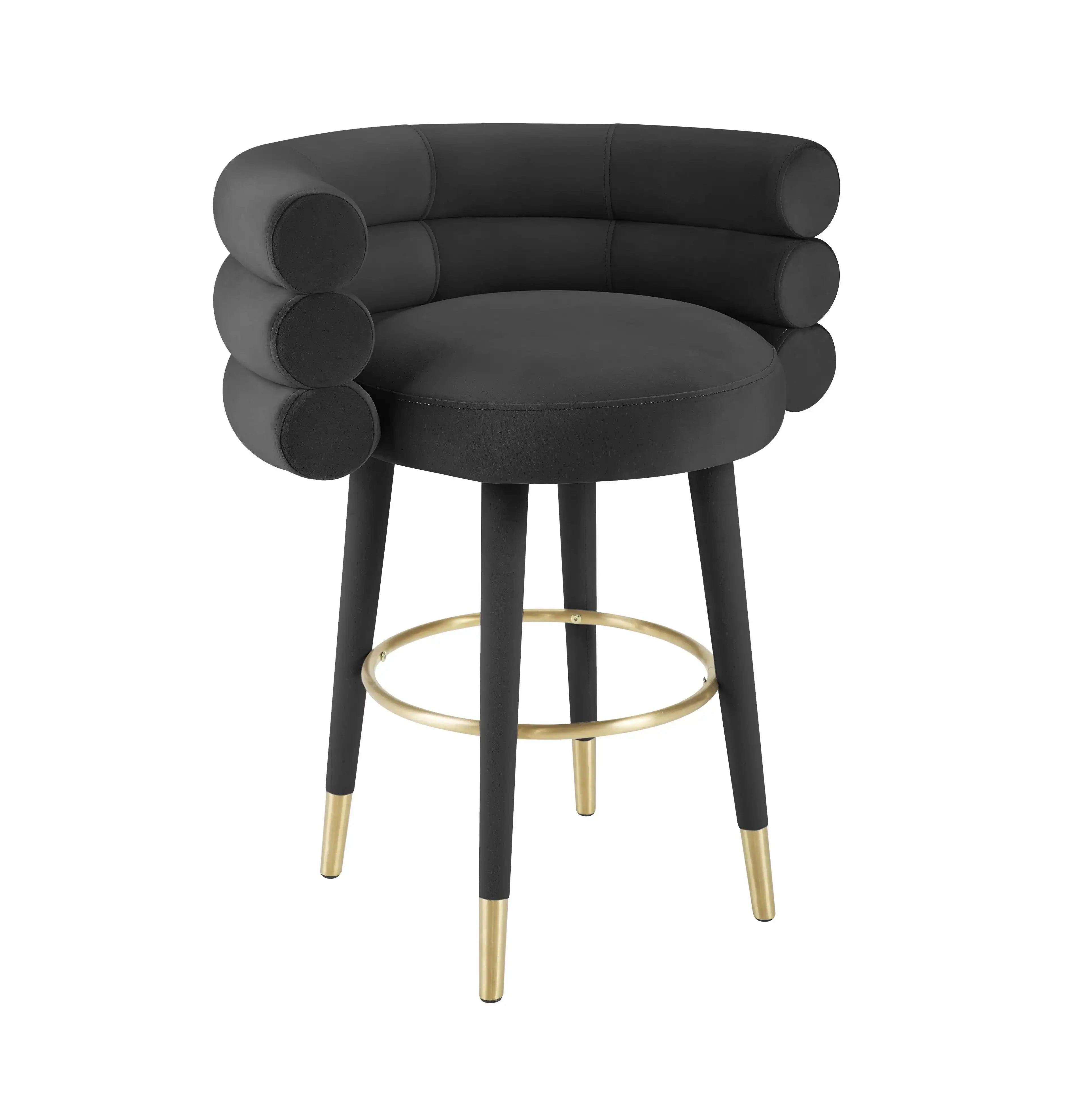 Betty - Velvet Counter Stool - Best Buy Furniture