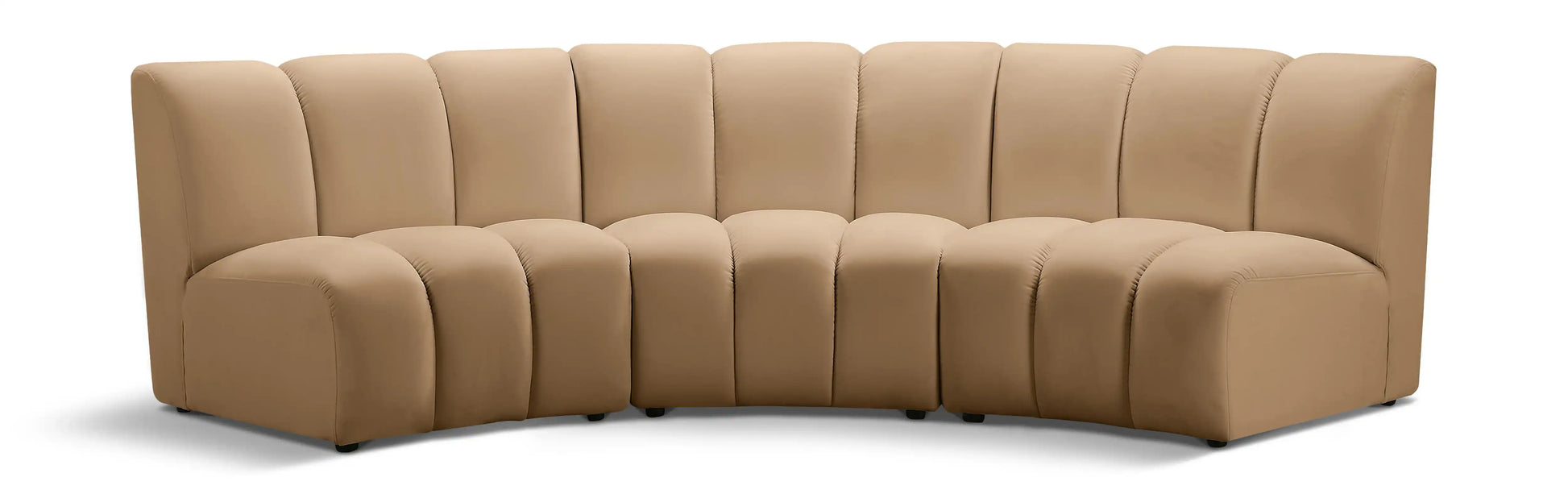 Infinity - 3 Piece Modular Sectional - Camel - Best Buy Furniture
