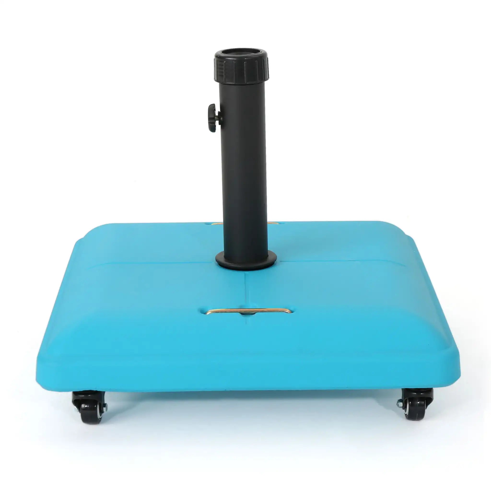 Wheelie - Stylish Square Umbrella Base With Stainless Steel Pole Handle - Best Buy Furniture