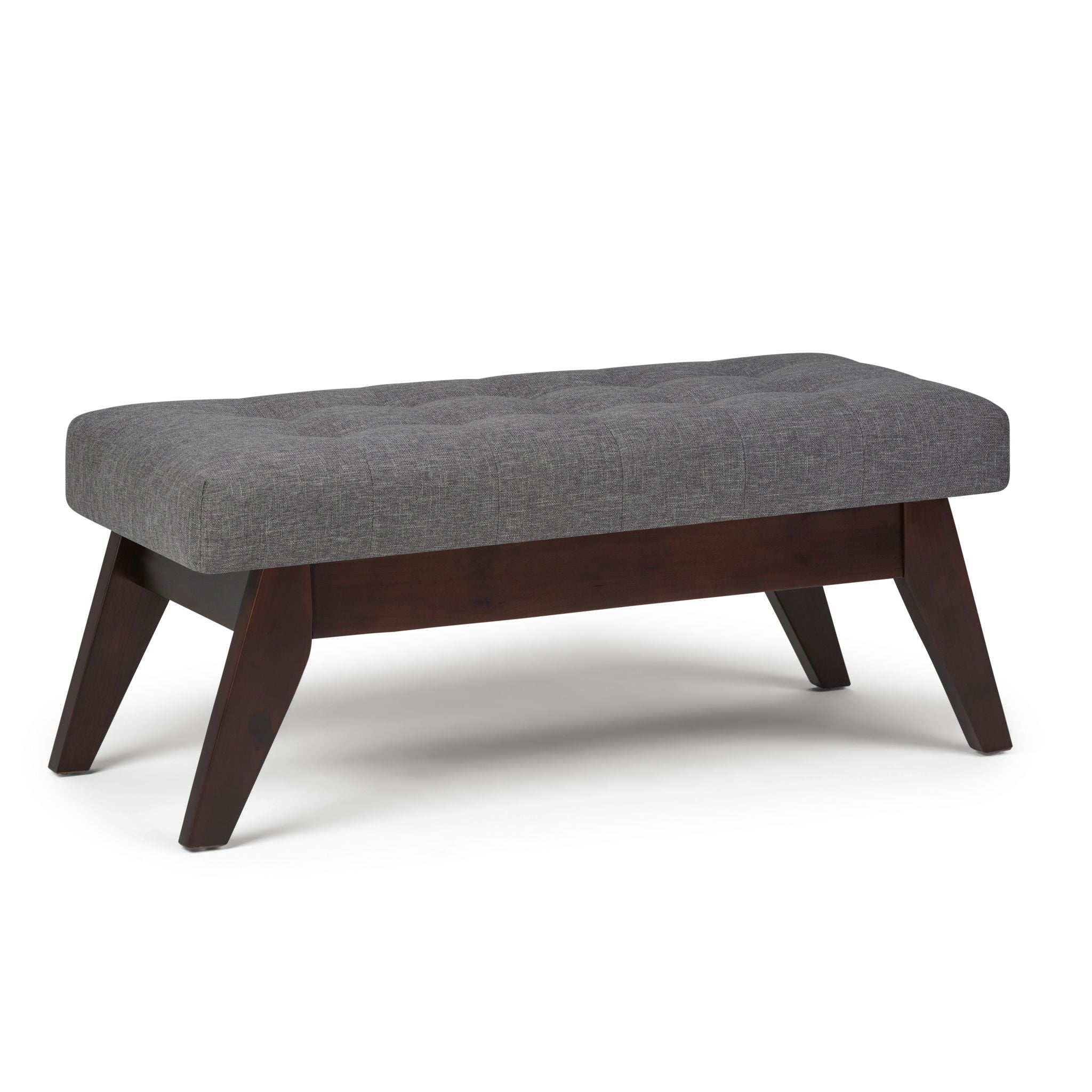 Draper - Upholstered Mid Century Tufted Ottoman Bench - Best Buy Furniture