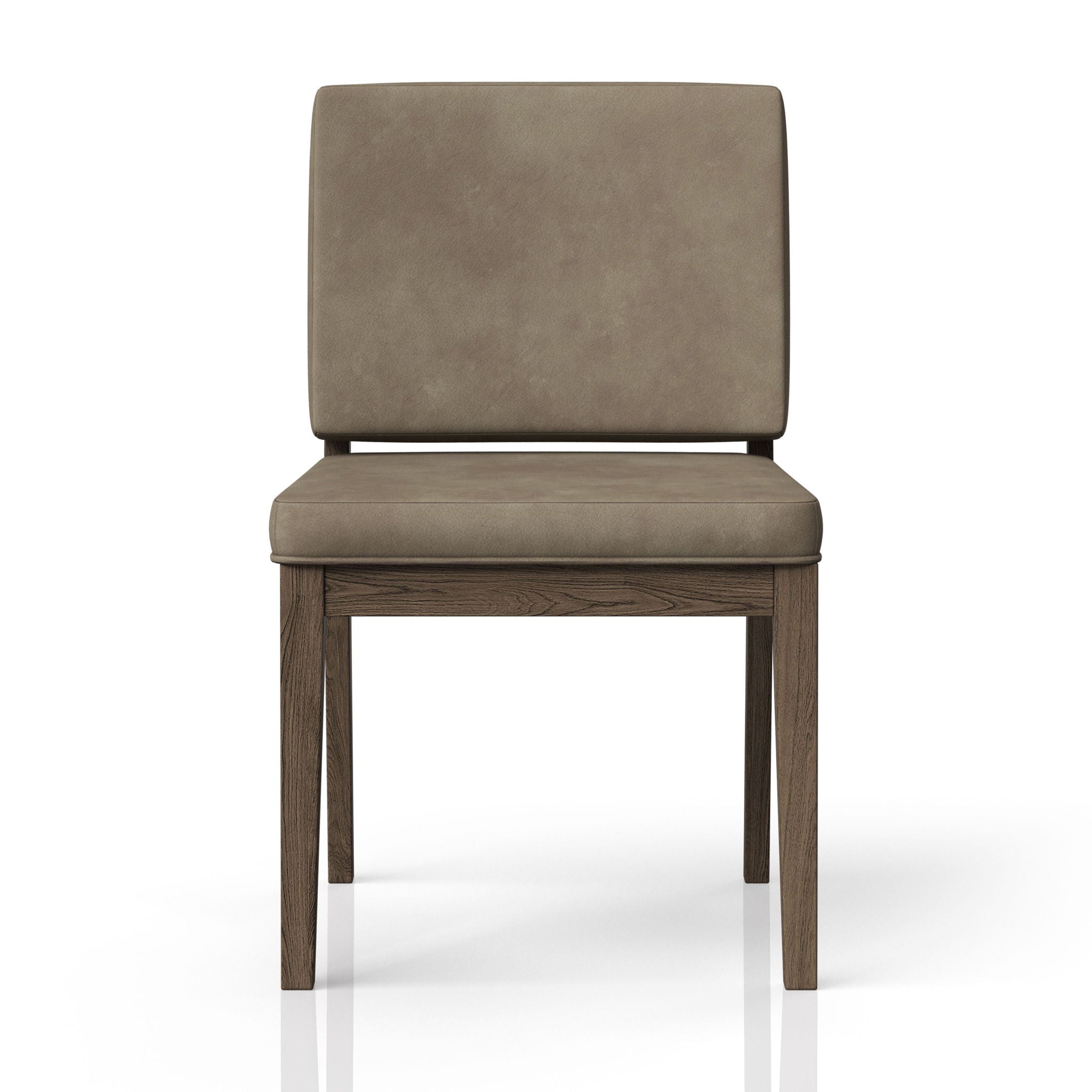 Leather Soft Back Chair (Set of 2) - Light Brown - Best Buy Furniture