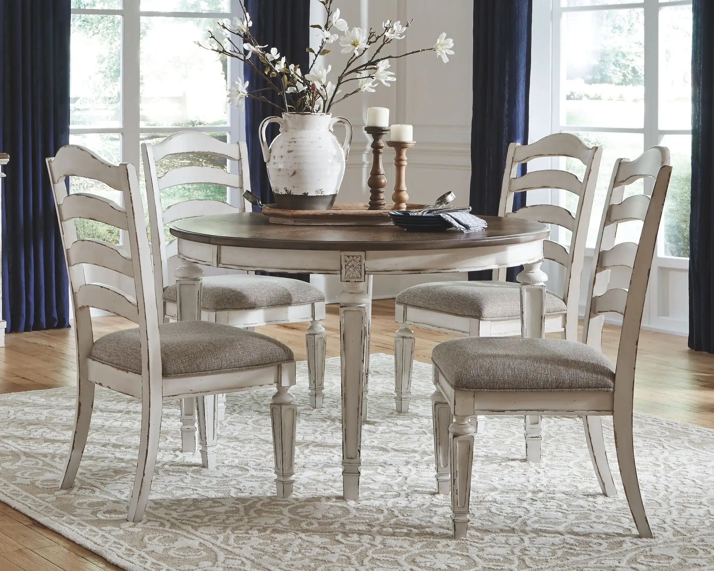 Realyn - Oval Dining Table Set - Best Buy Furniture