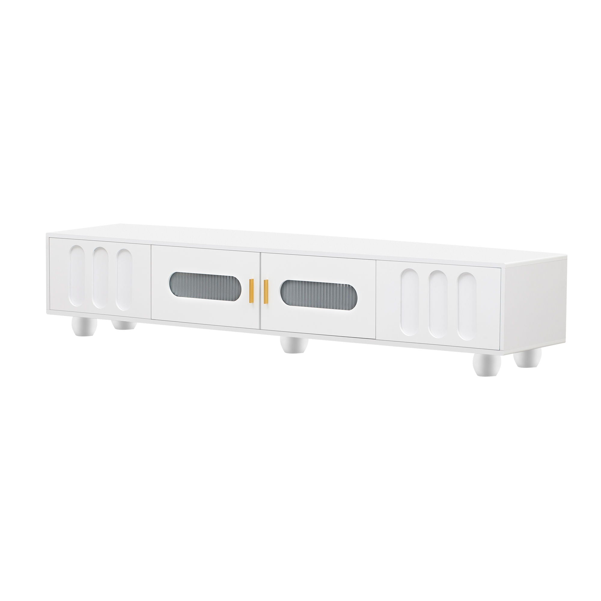 Modern TV Stand For TVs Up To 80", 2 Drawers And Cabinet - Best Buy Furniture