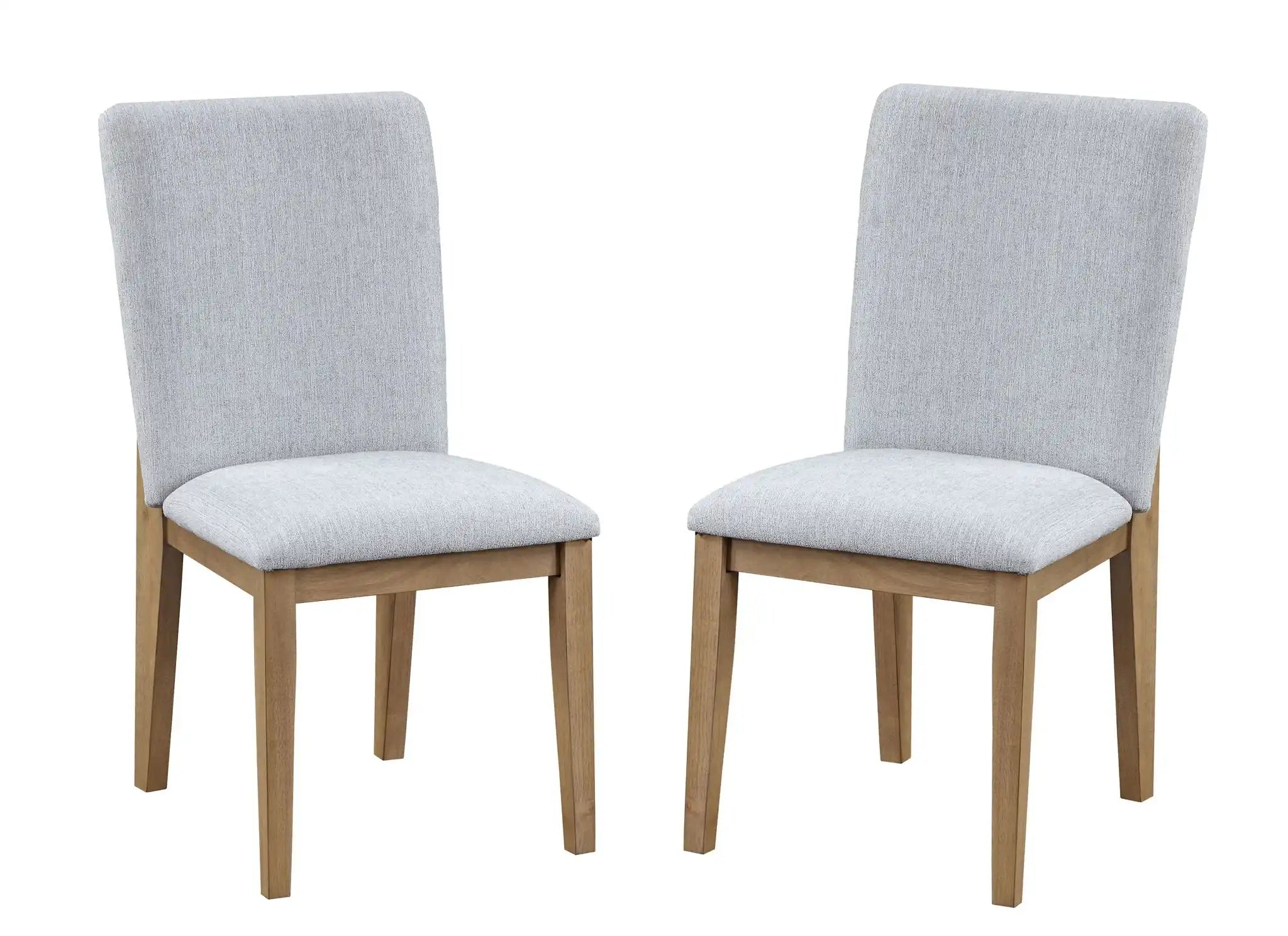 Delphine - Linen Fabric 19" Dining Chair (Set of 2) - Gray - Best Buy Furniture