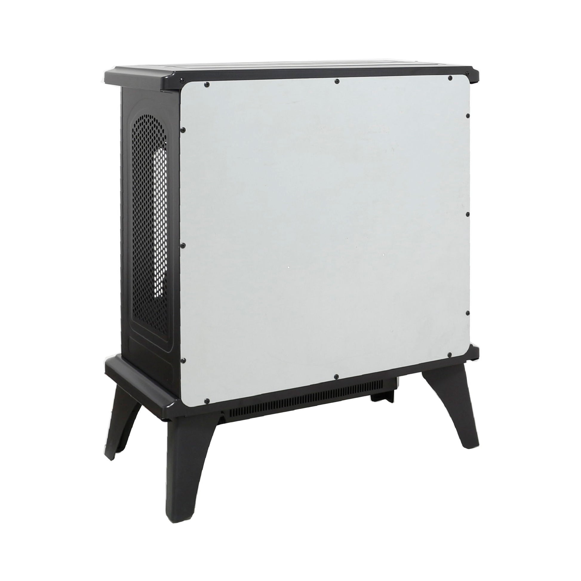 3D Flame Electric Infrared Quartz Fireplace Stove With Remote Control - Antique Black - Best Buy Furniture