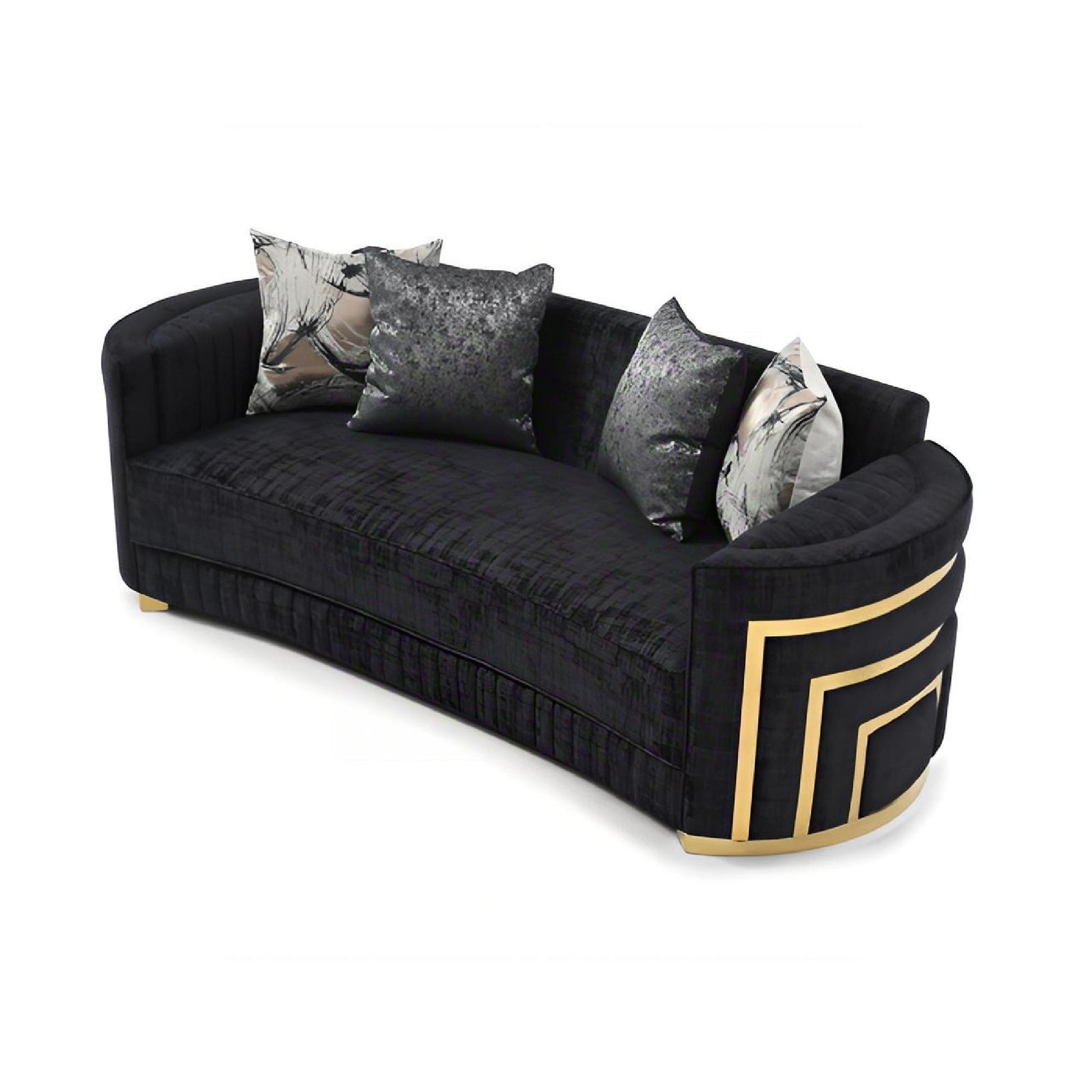 Soledad - Sofa With Upholstery And Hued Accents - Black - Best Buy Furniture