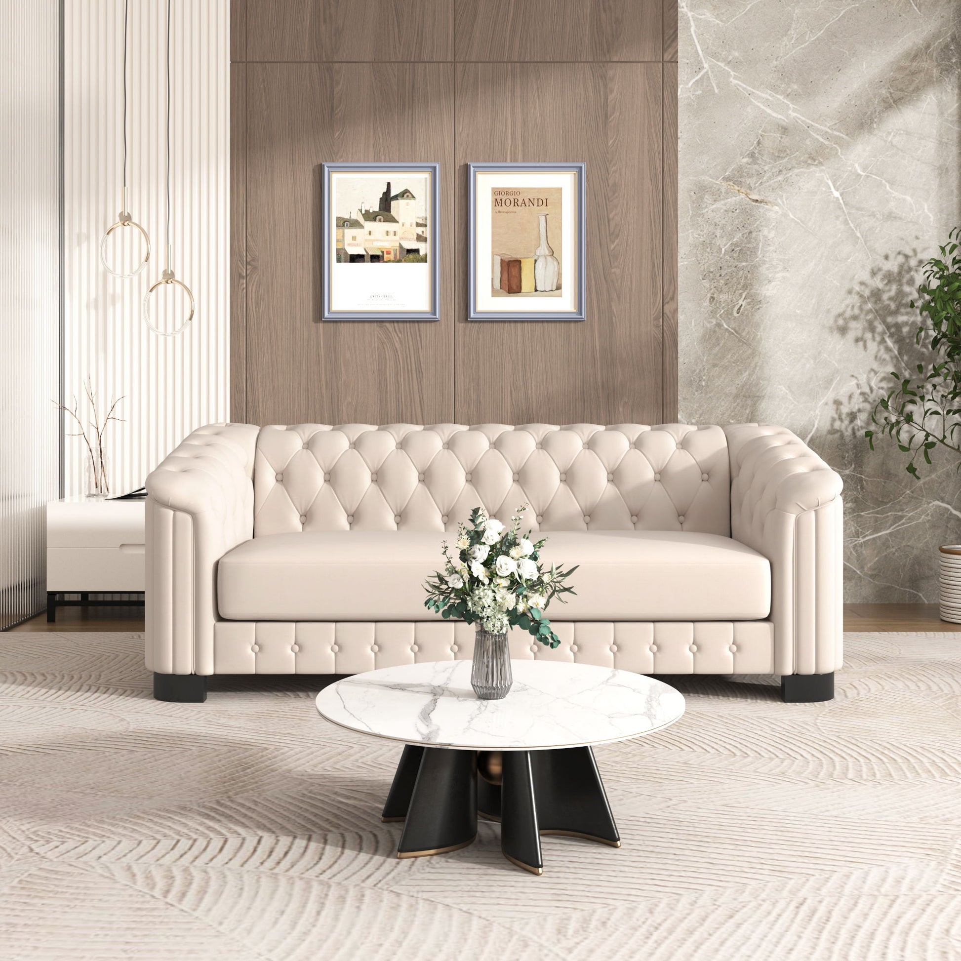 Sofa With Thick Removable Seat Cushion, 3 Seater - Best Buy Furniture