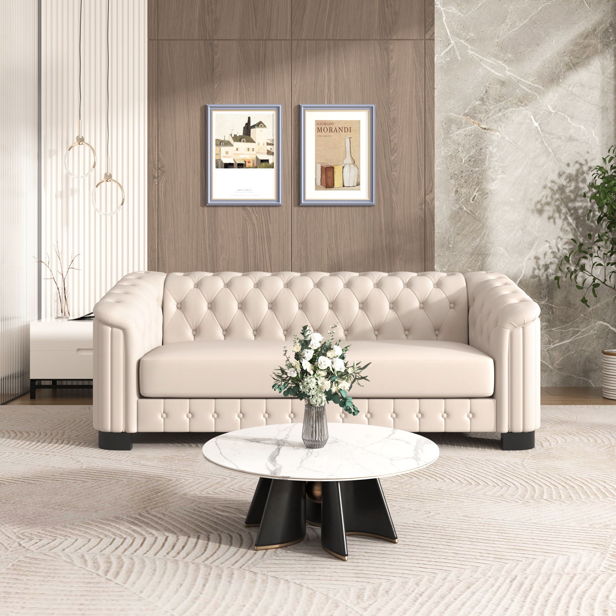 Sofa With Thick Removable Seat Cushion, 3 Seater - Best Buy Furniture