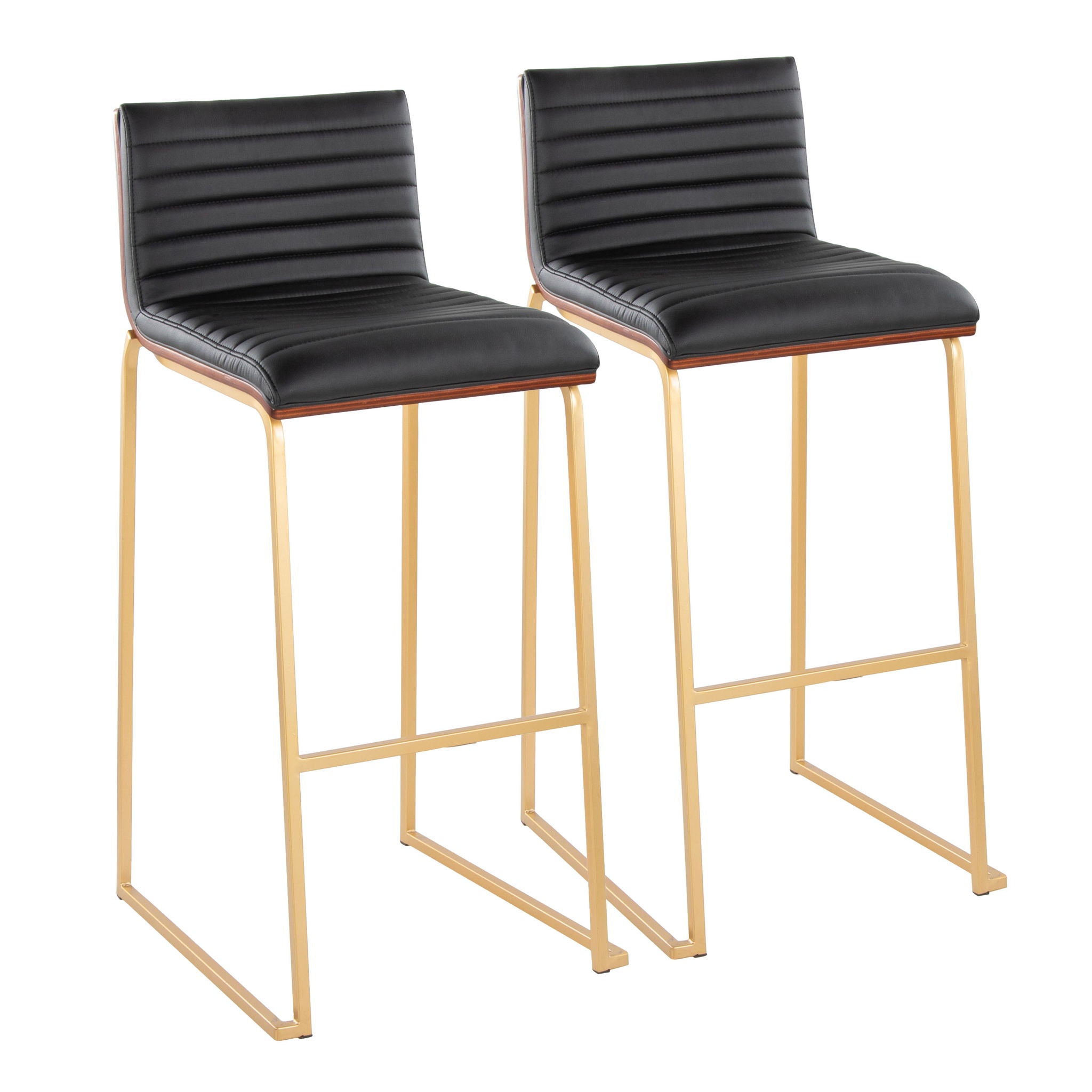 Mason Mara - Contemporary Versatile Desig Fixed Height Barstool (Set of 2) - Best Buy Furniture