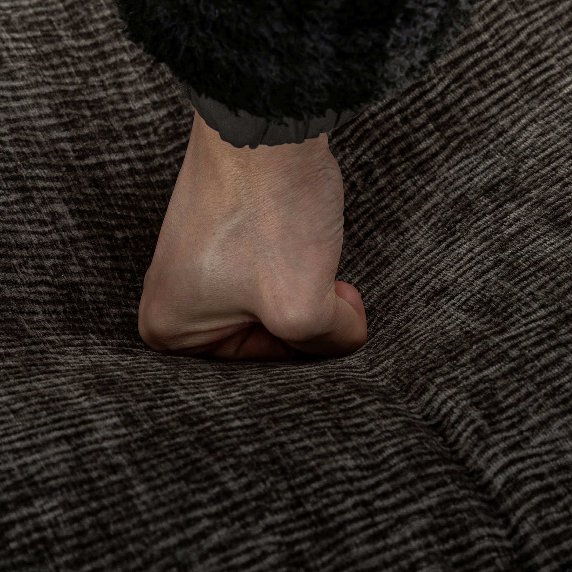 Sectional Sofa Chenille Upholstered Sofa With Two Removable Ottoman, Two USB Ports, Two Cup Holders And Large Storage Box For Living Room - Best Buy Furniture