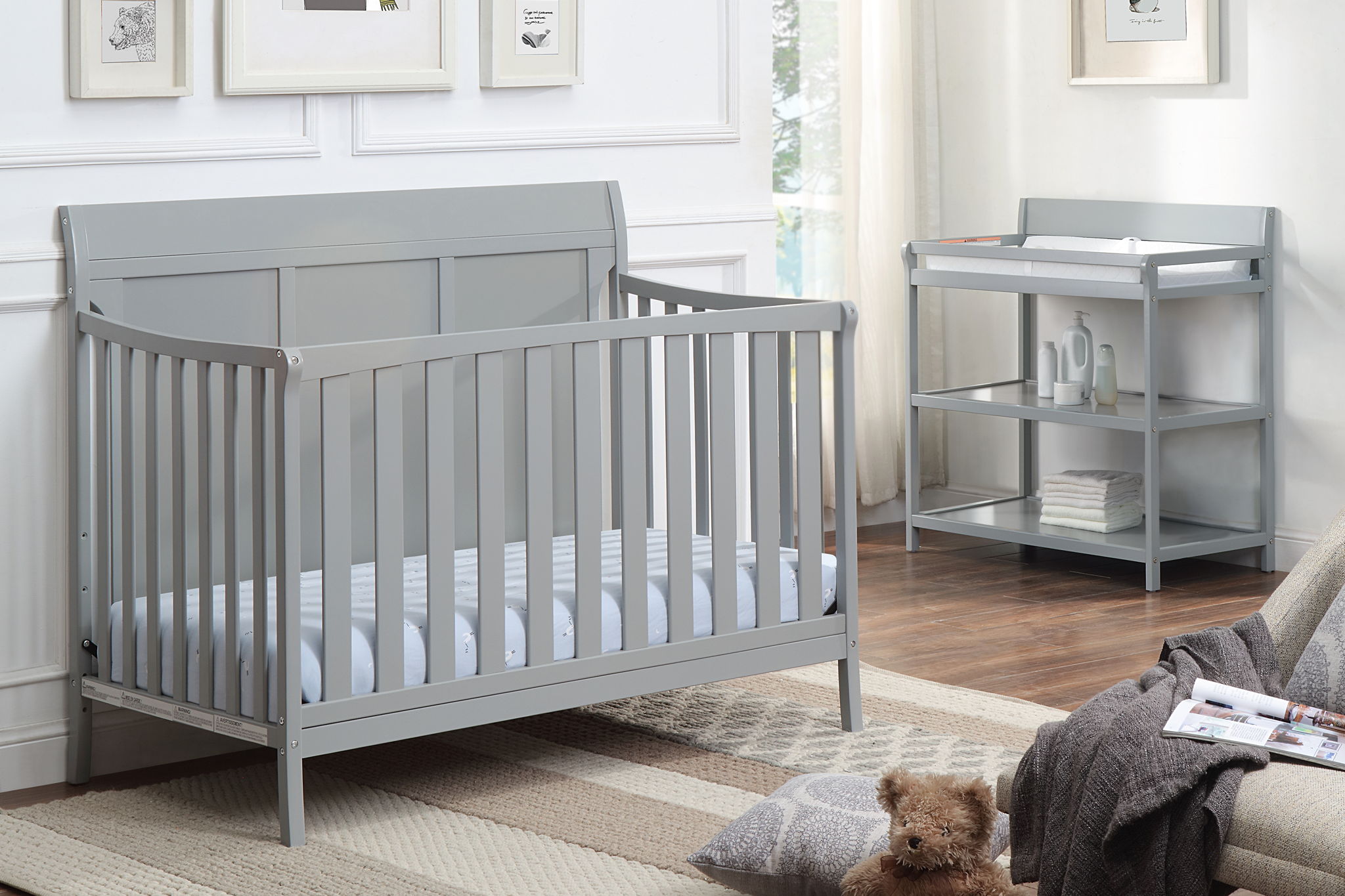 Shailee - 4-in-1 Convertible Crib - Best Buy Furniture