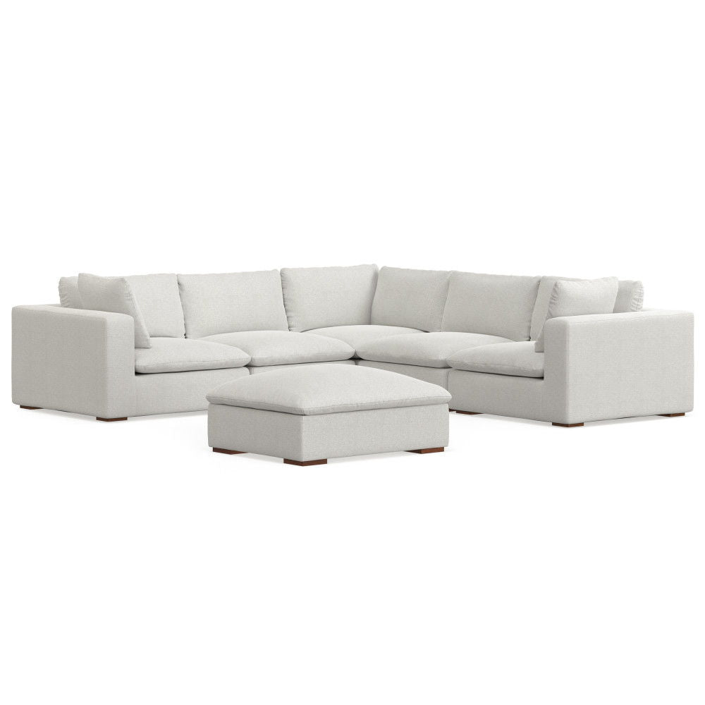 Jasmine - Handcrafted Sofa And Ottoman - Best Buy Furniture
