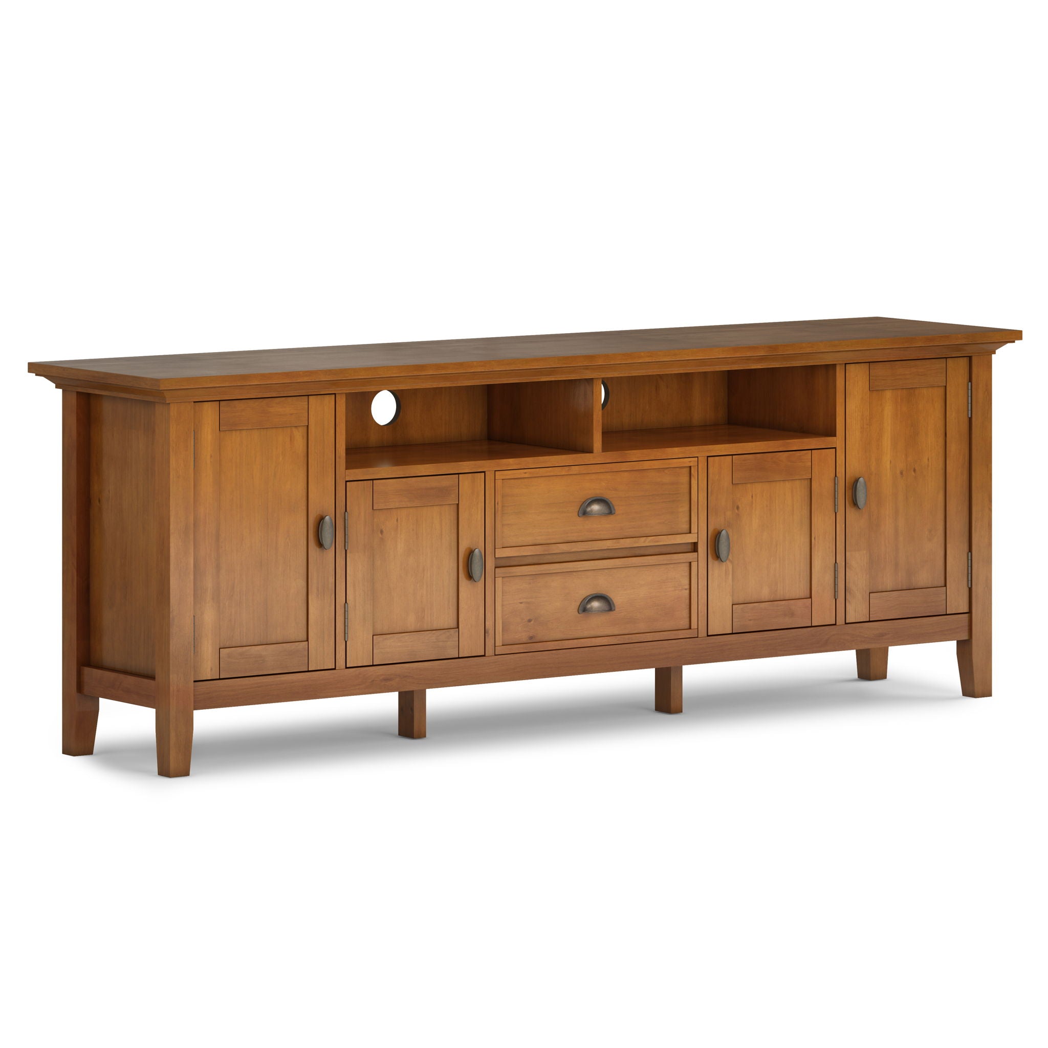 Redmond - Handcrafted TV Media Stand - Best Buy Furniture