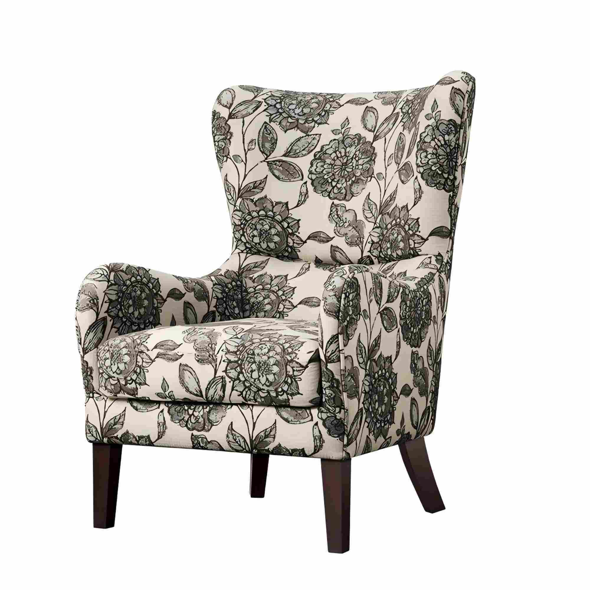 Wing Chair - Multicolor - Best Buy Furniture