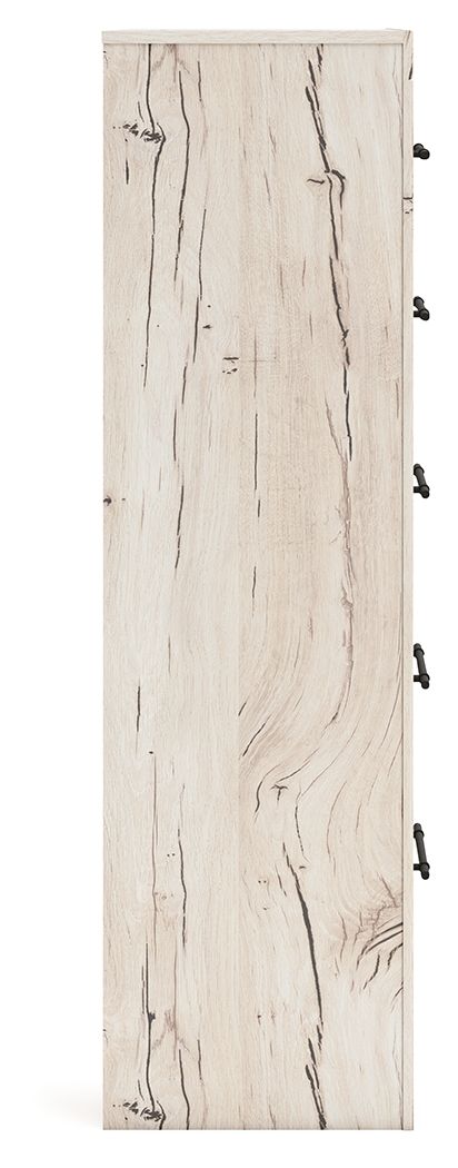 Lawroy - Five Drawer Chest - Light Natural - Best Buy Furniture