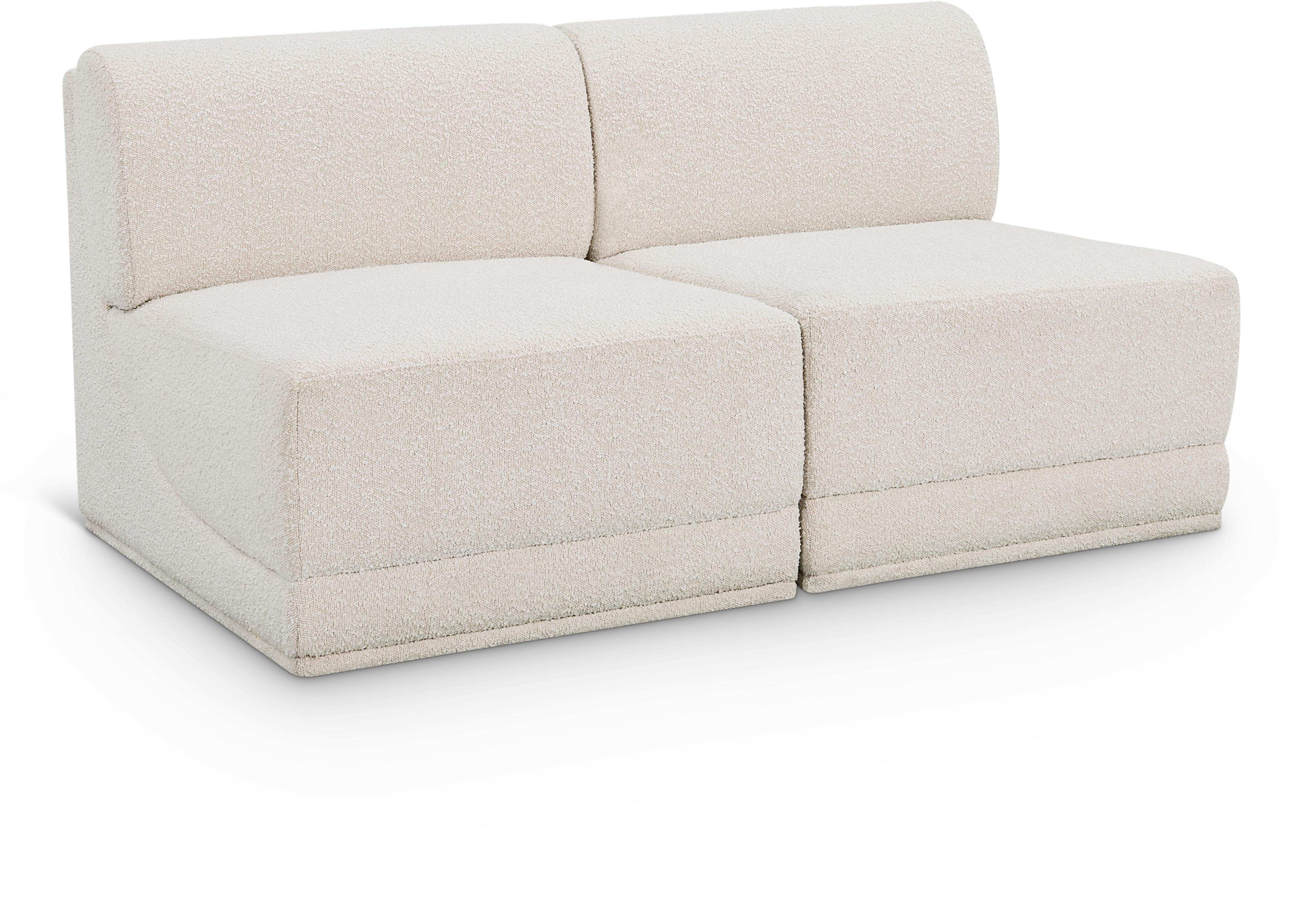 Ollie - 2 Seat Armless Modular Sofa - Best Buy Furniture