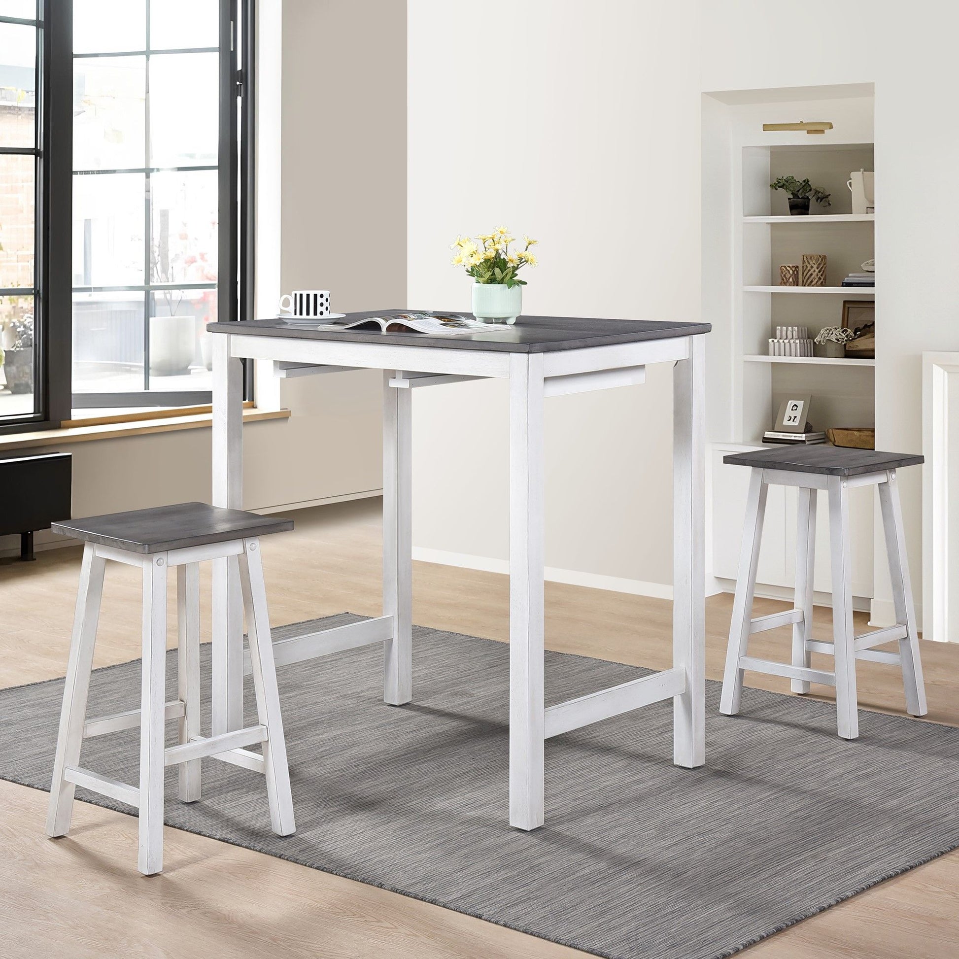 3 Pieces Counter Height Set - Best Buy Furniture
