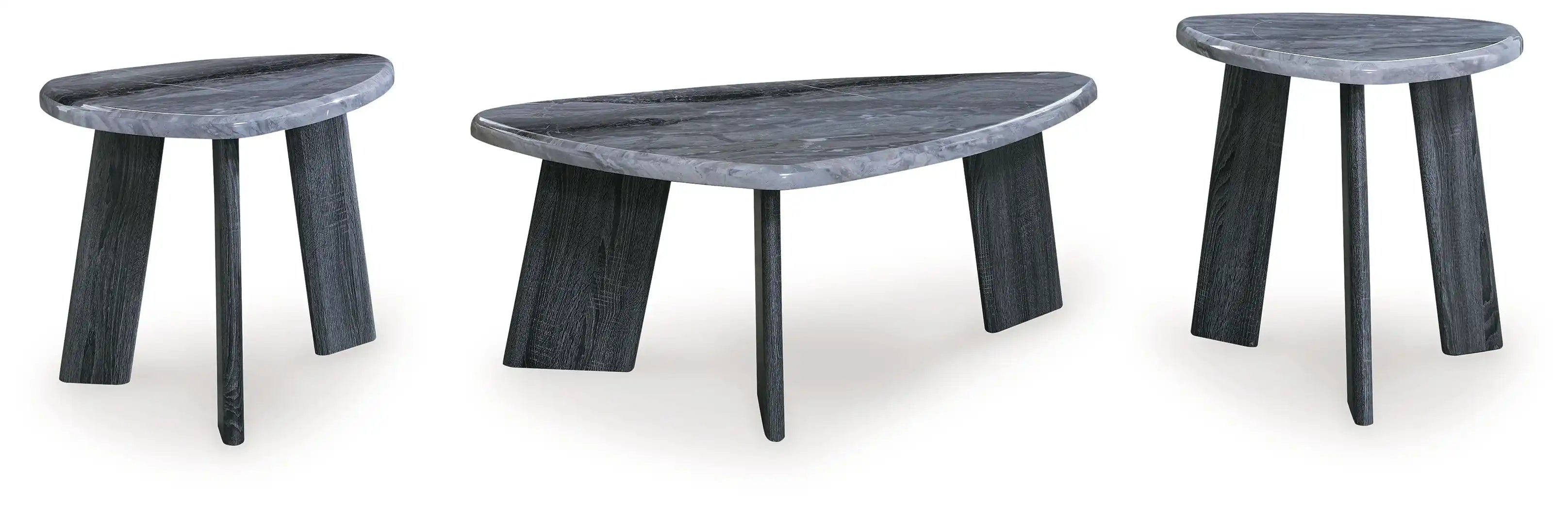 Bluebond - Occasional Table Set (Set of 3) - Gray - Best Buy Furniture
