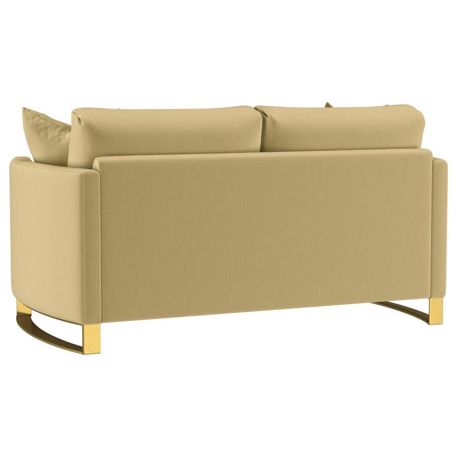 Corliss - Upholstered Arched Arm Loveseat - Best Buy Furniture