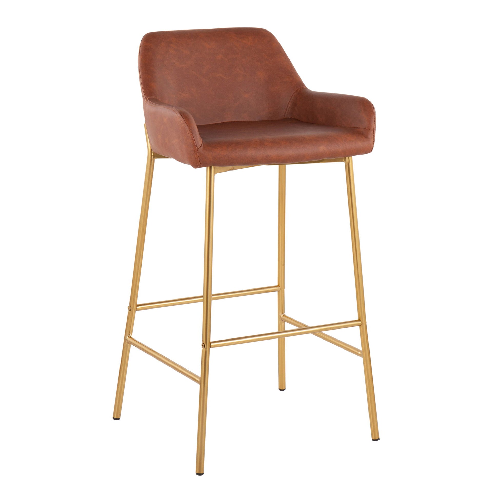 Daniella - Contemporary / Glam Fixed Height Bar Stool (Set of 2) - Best Buy Furniture