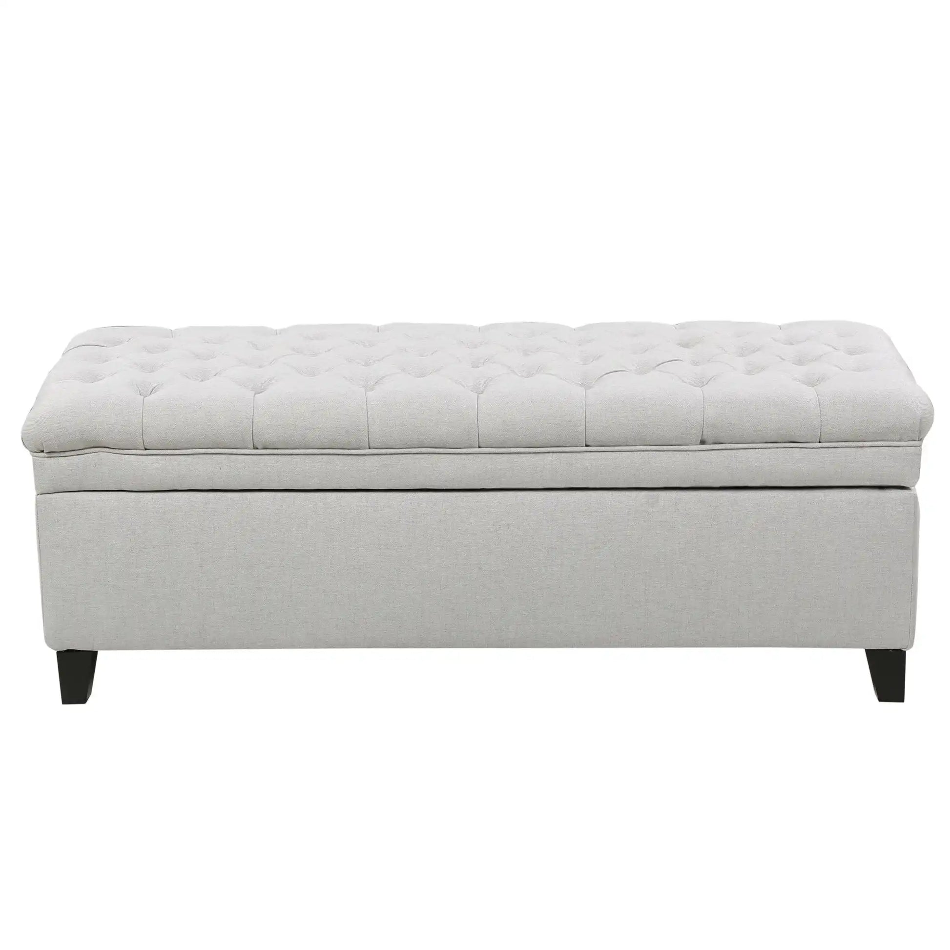 Juliana - Storage Ottoman With Birch Legs - Best Buy Furniture