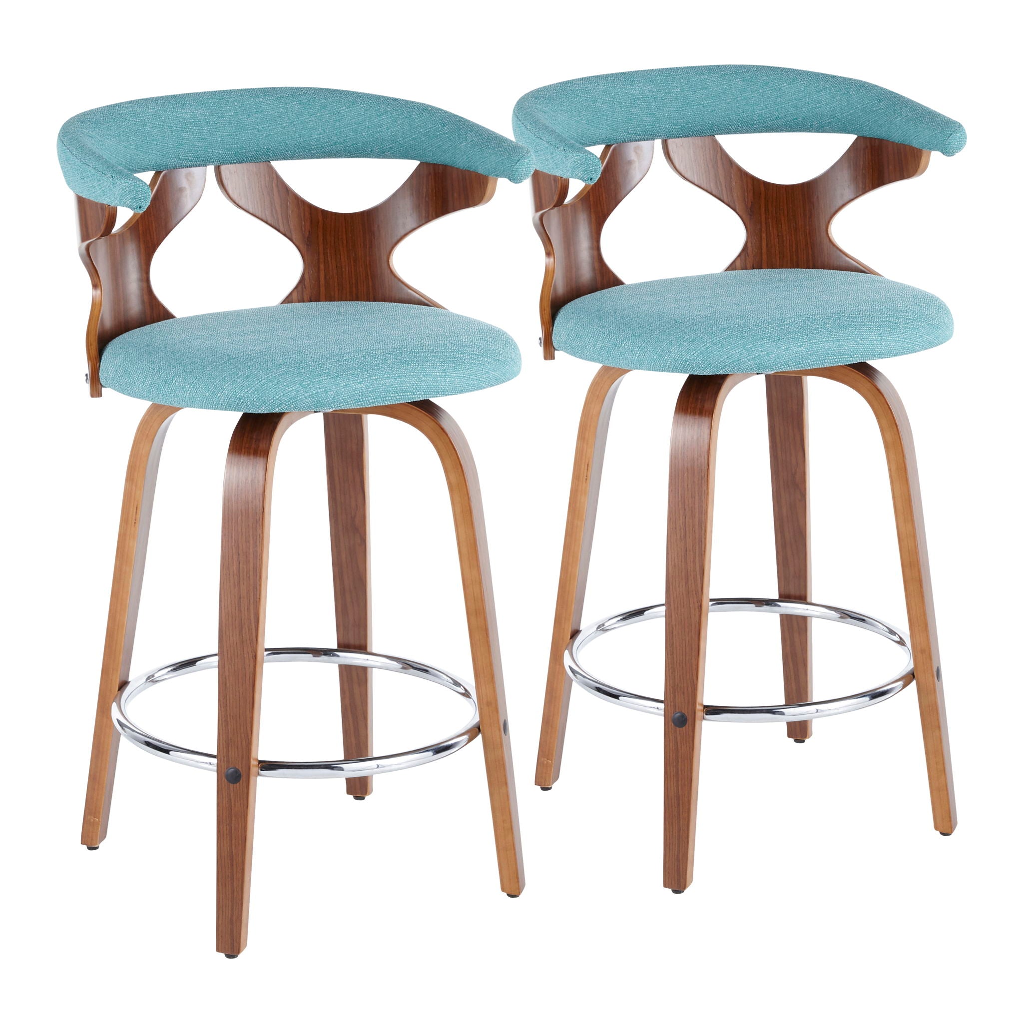 Gardenia - Mid Century Modern Counter Stool (Set of 2) - Best Buy Furniture