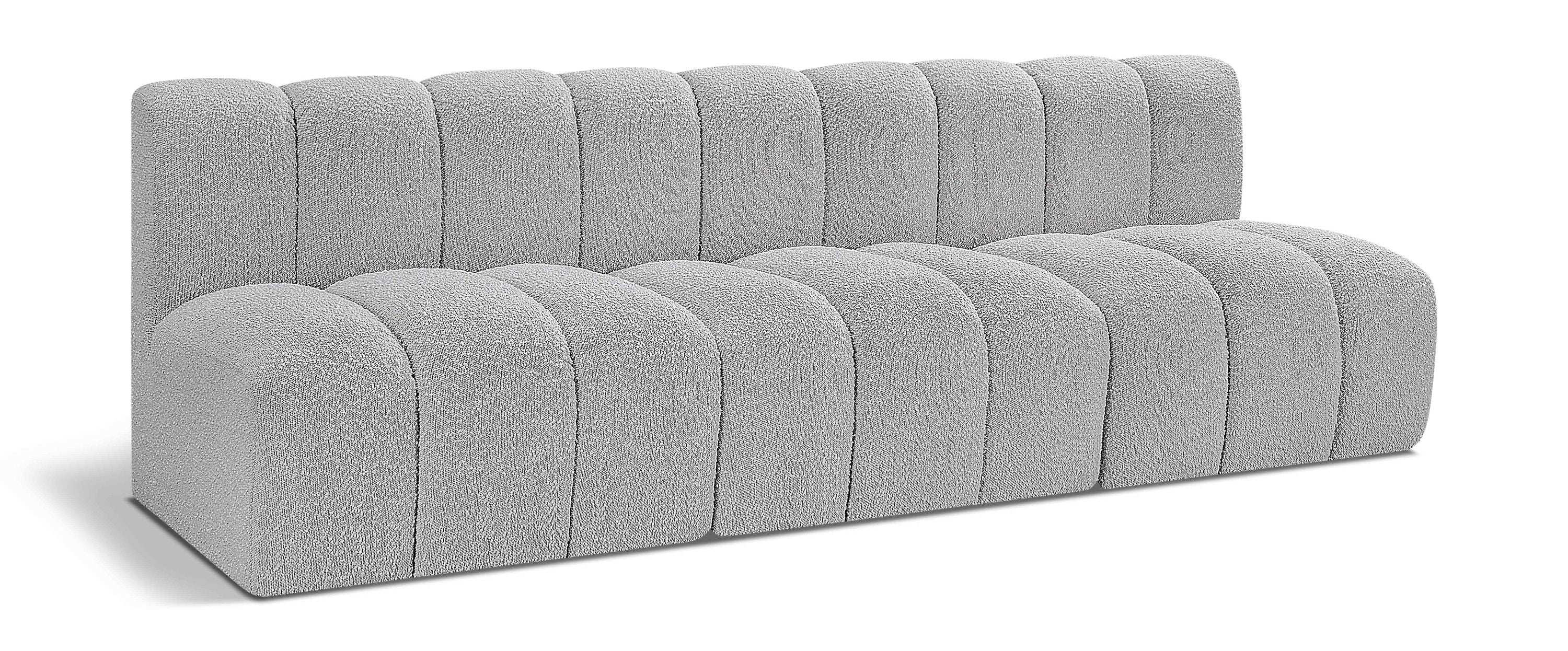 Arc - Boucle Fabric 3 Seats Modular Sofa - Best Buy Furniture