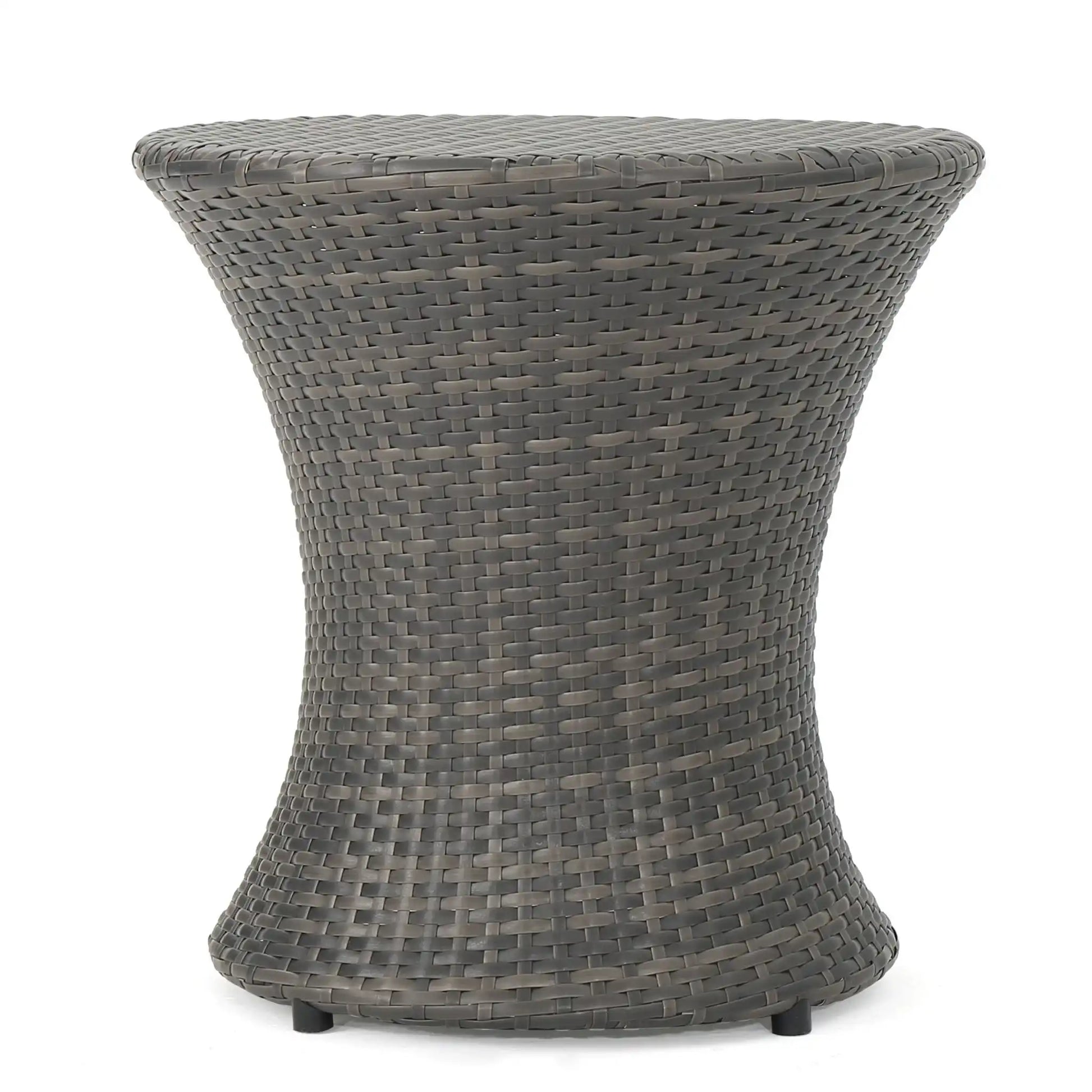 Thrive - Hourglass Rattan Table With No Glass Top - Best Buy Furniture