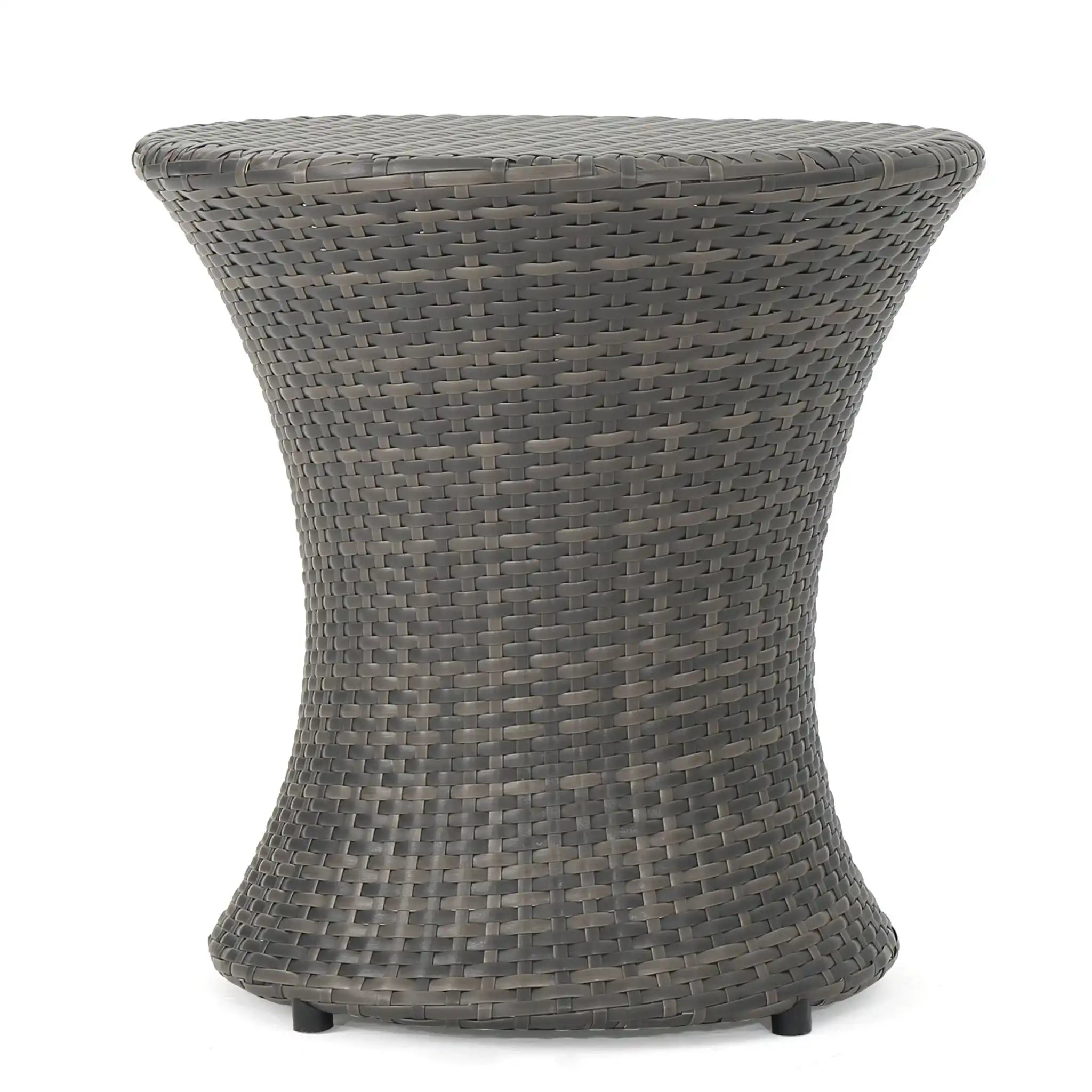 Thrive - Hourglass Rattan Table With No Glass Top - Best Buy Furniture