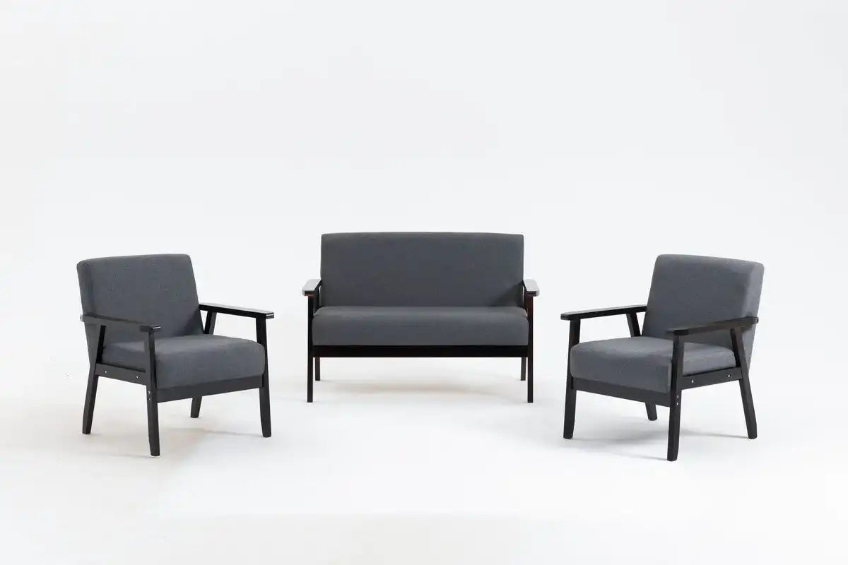 Bahamas - Loveseat And 2 Chair Living Room (Set of 3) - Best Buy Furniture