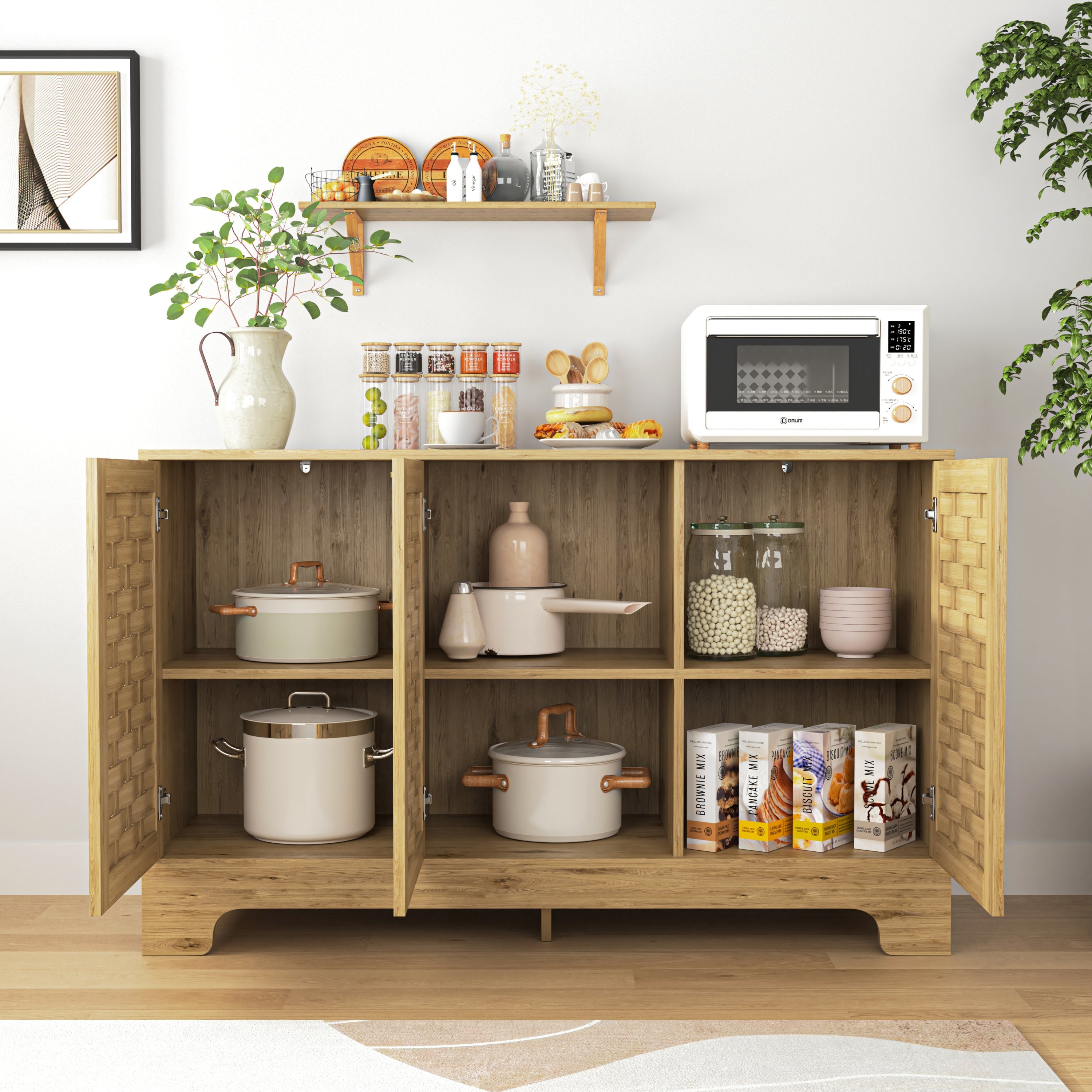 Storage Cabinet with 3 Doors - Best Buy Furniture