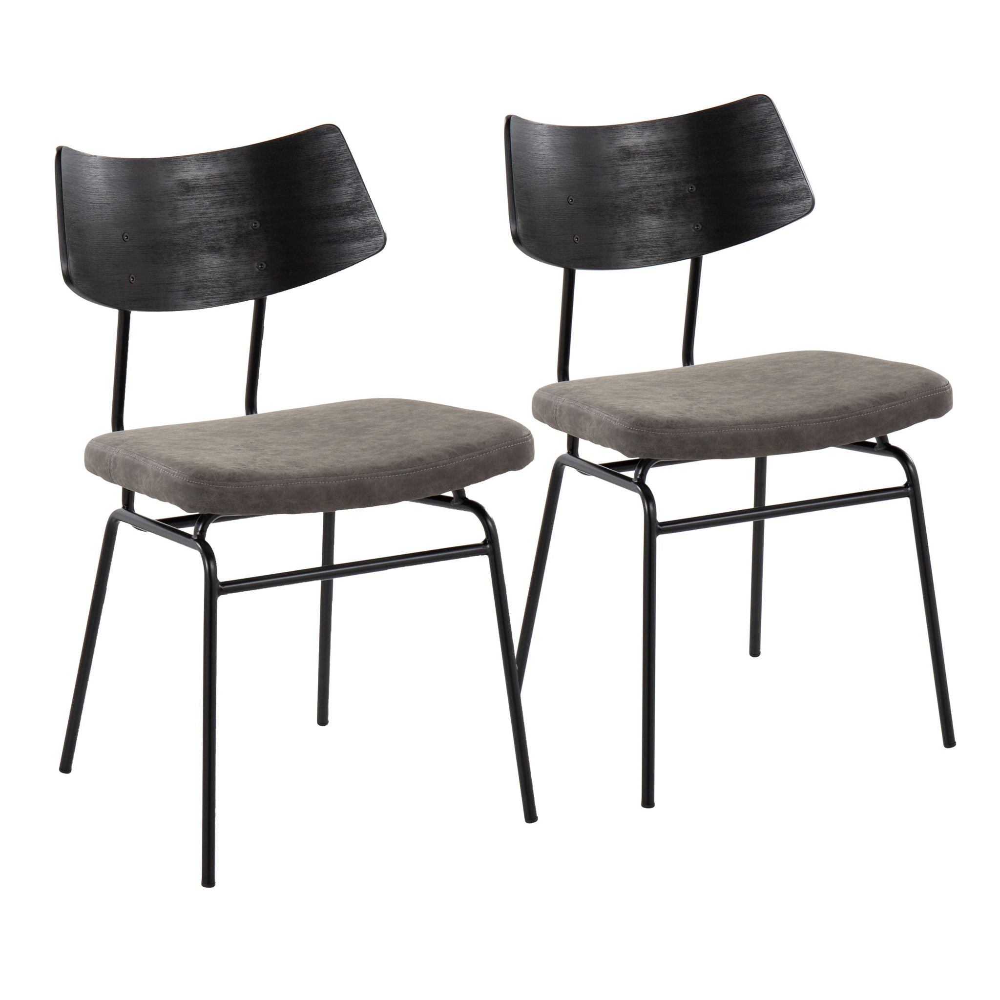 Walker - Mid Century Modern Chair (Set of 2) - Best Buy Furniture