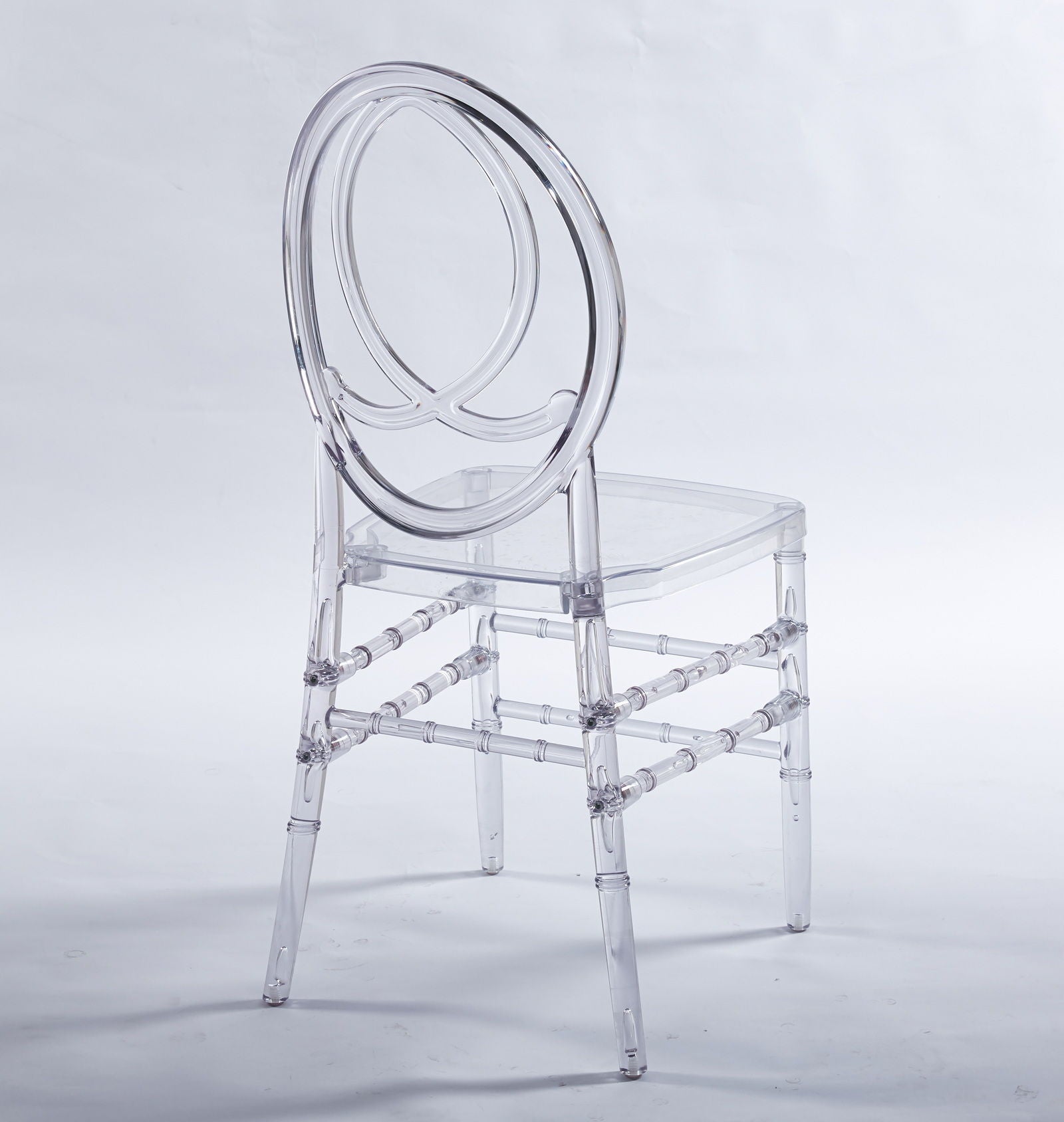 Dining Chair, Plastic Seat, Welding Chair (Set of 4) - Transparent - Best Buy Furniture