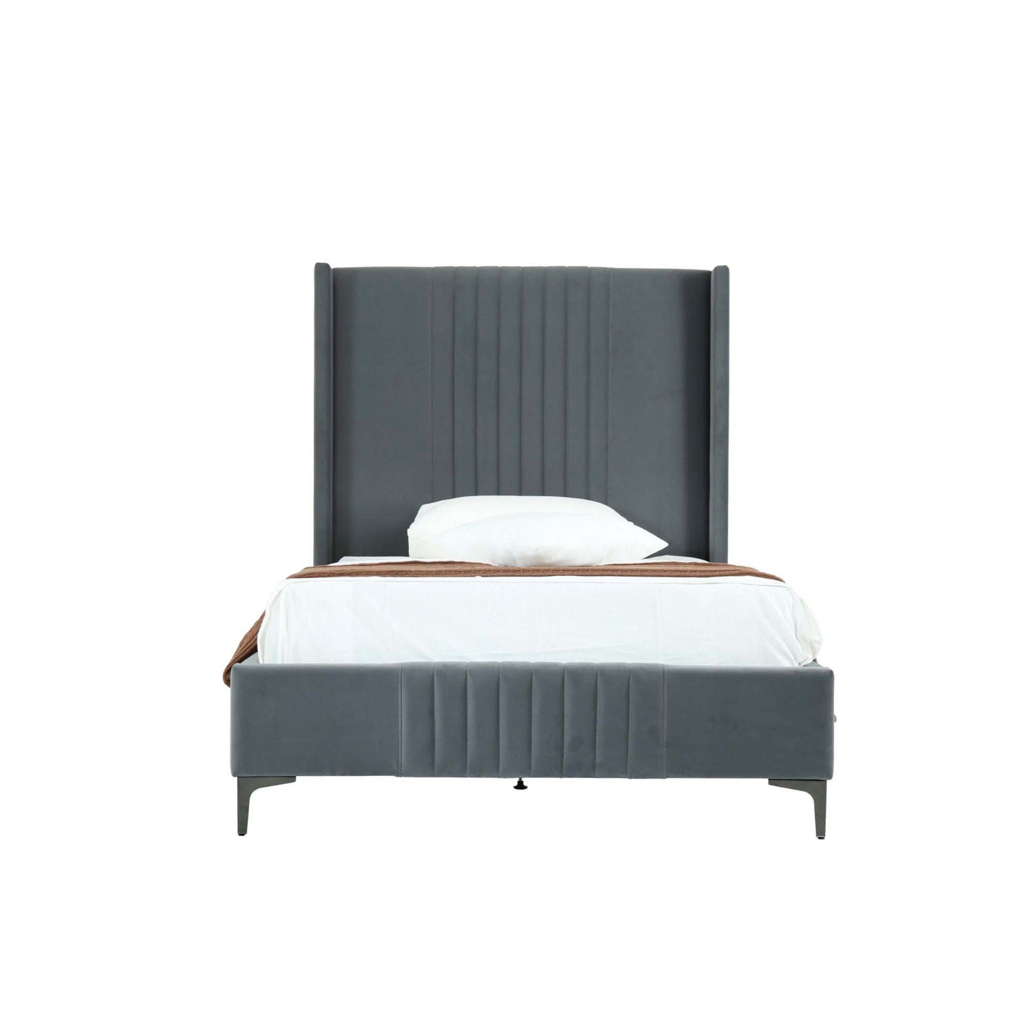 Promenade - Bed With Upholstered Headboard And Slats