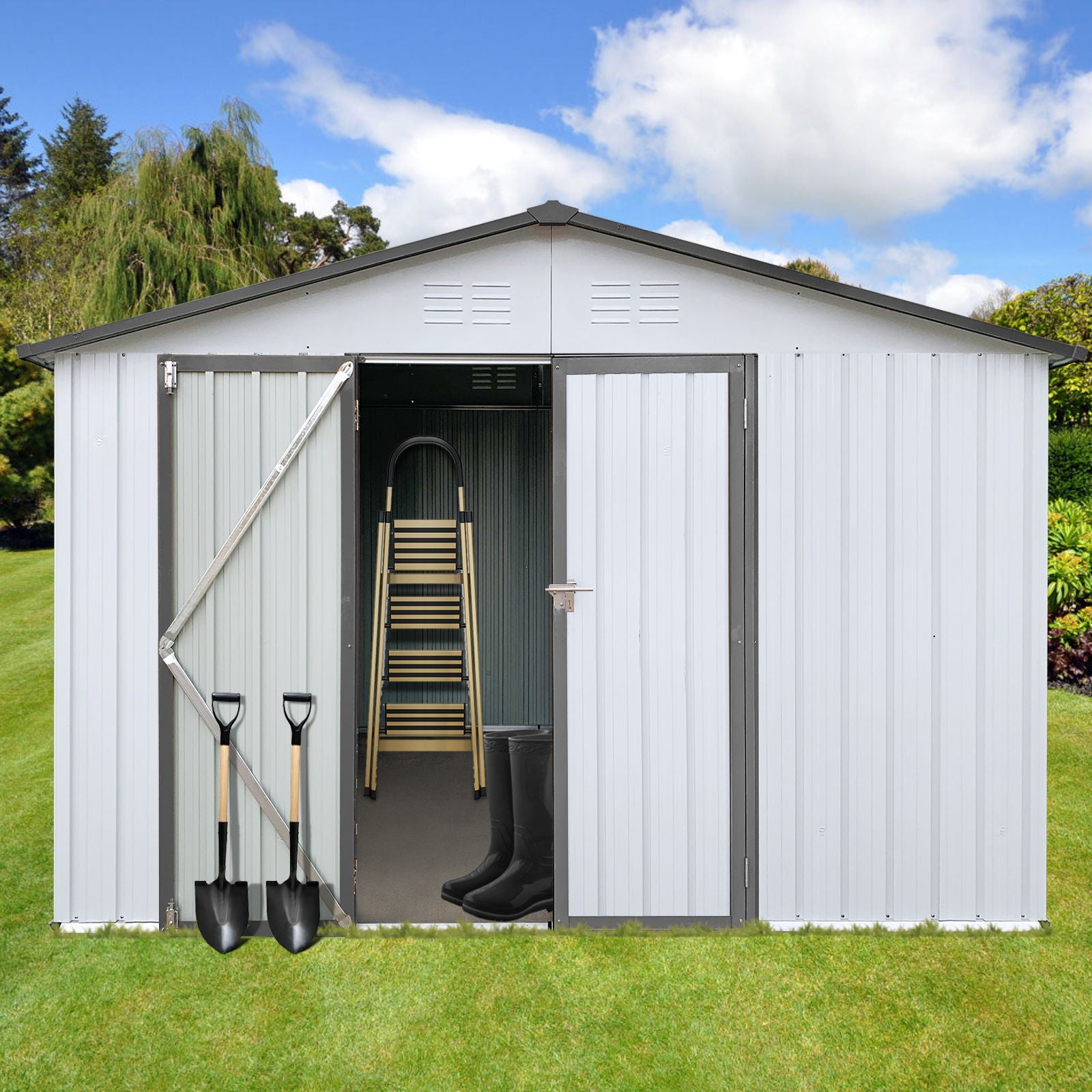 10' x 12' Garden Sheds Outdoor Storage Sheds - Best Buy Furniture