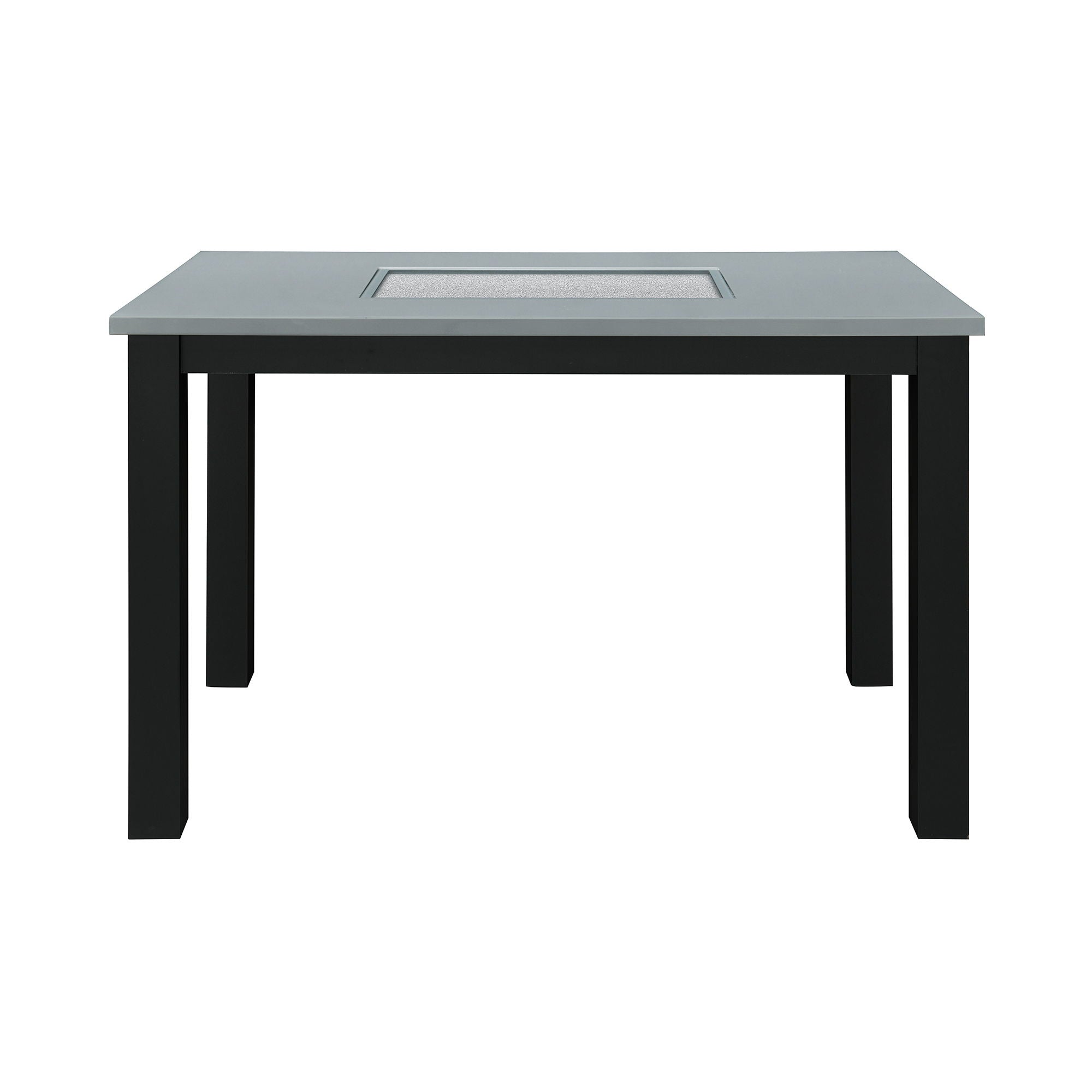 Dining Table Set With 4 Chairs, 5 Piece Set - Gray - Best Buy Furniture