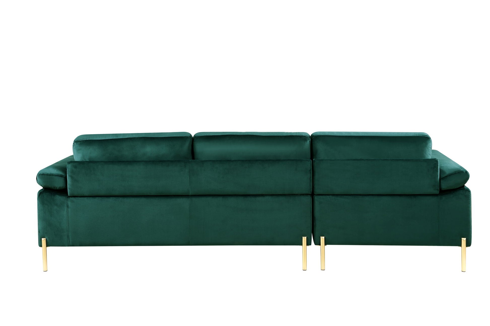 Shannon - Velvet Sectional Sofa With Chaise - Best Buy Furniture