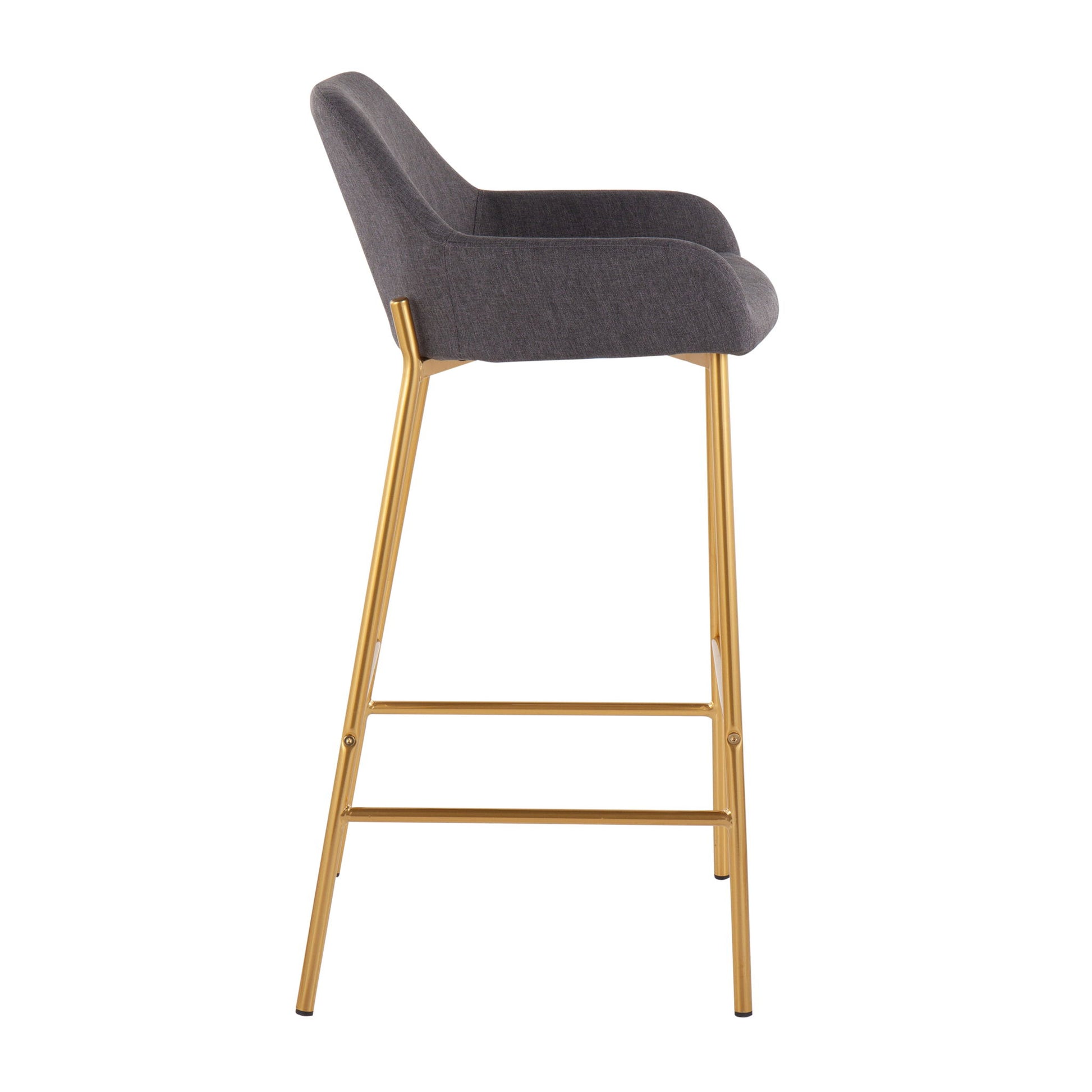 Daniella - Contemporary / Glam Fixed Height Bar Stool (Set of 2) - Best Buy Furniture
