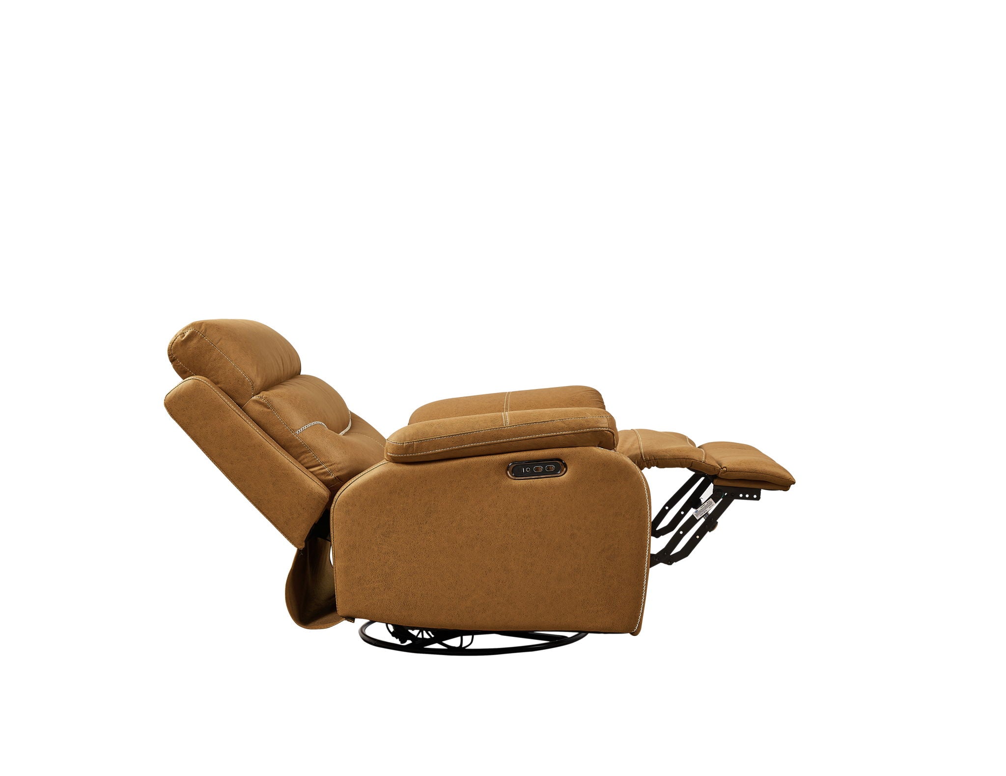Dual Okin Motor Rocking And 240° Swivel Single Sofa Seat Recliner Chair Infinite Position, Head Rest With Power Function - Best Buy Furniture