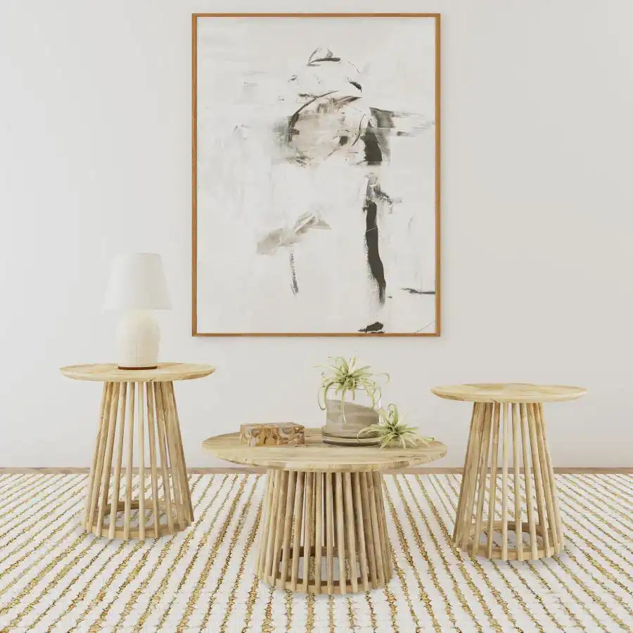 Touhy - Round Coffee Table Set - Best Buy Furniture