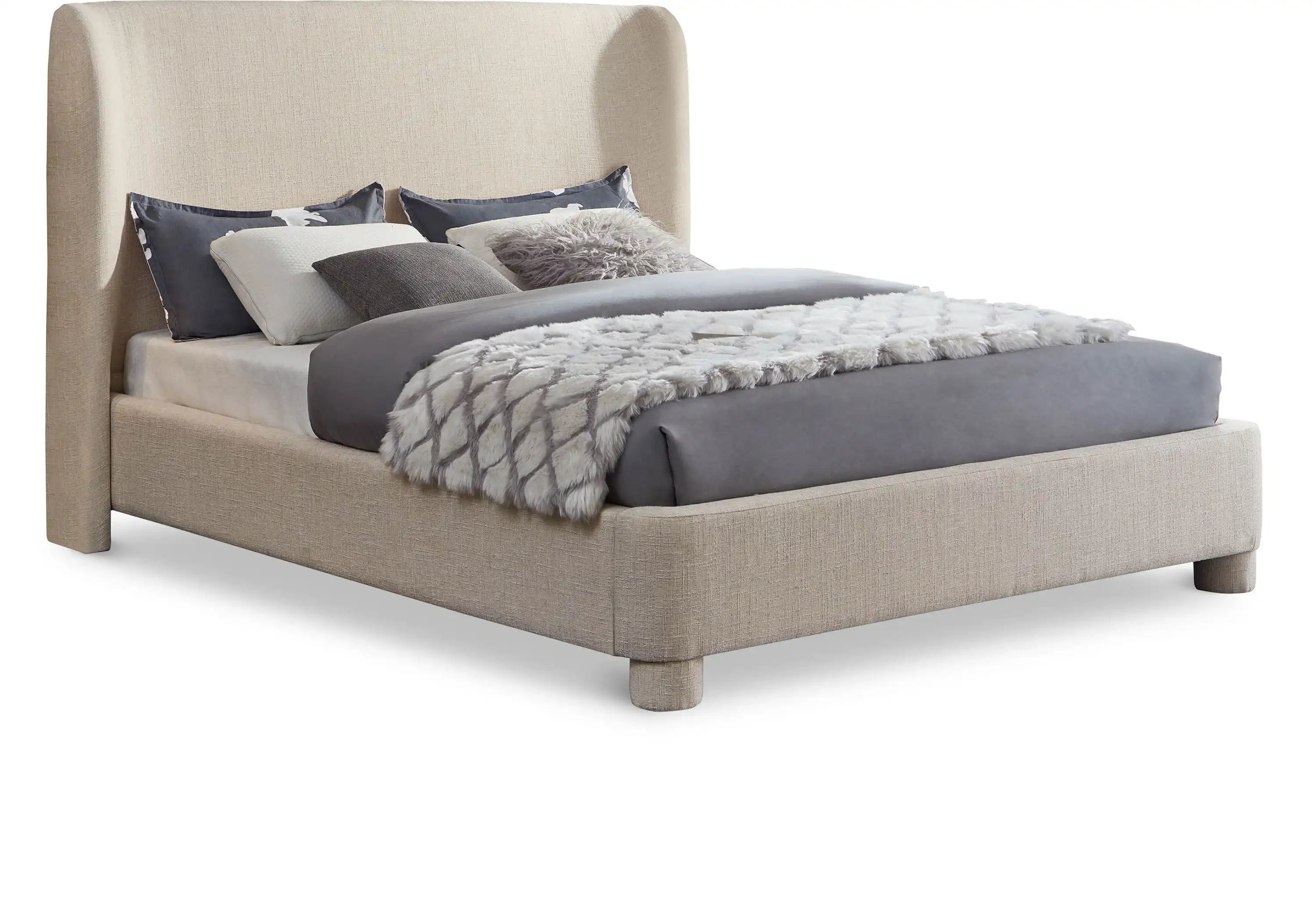 Penny - Polyester Fabric Bed - Best Buy Furniture