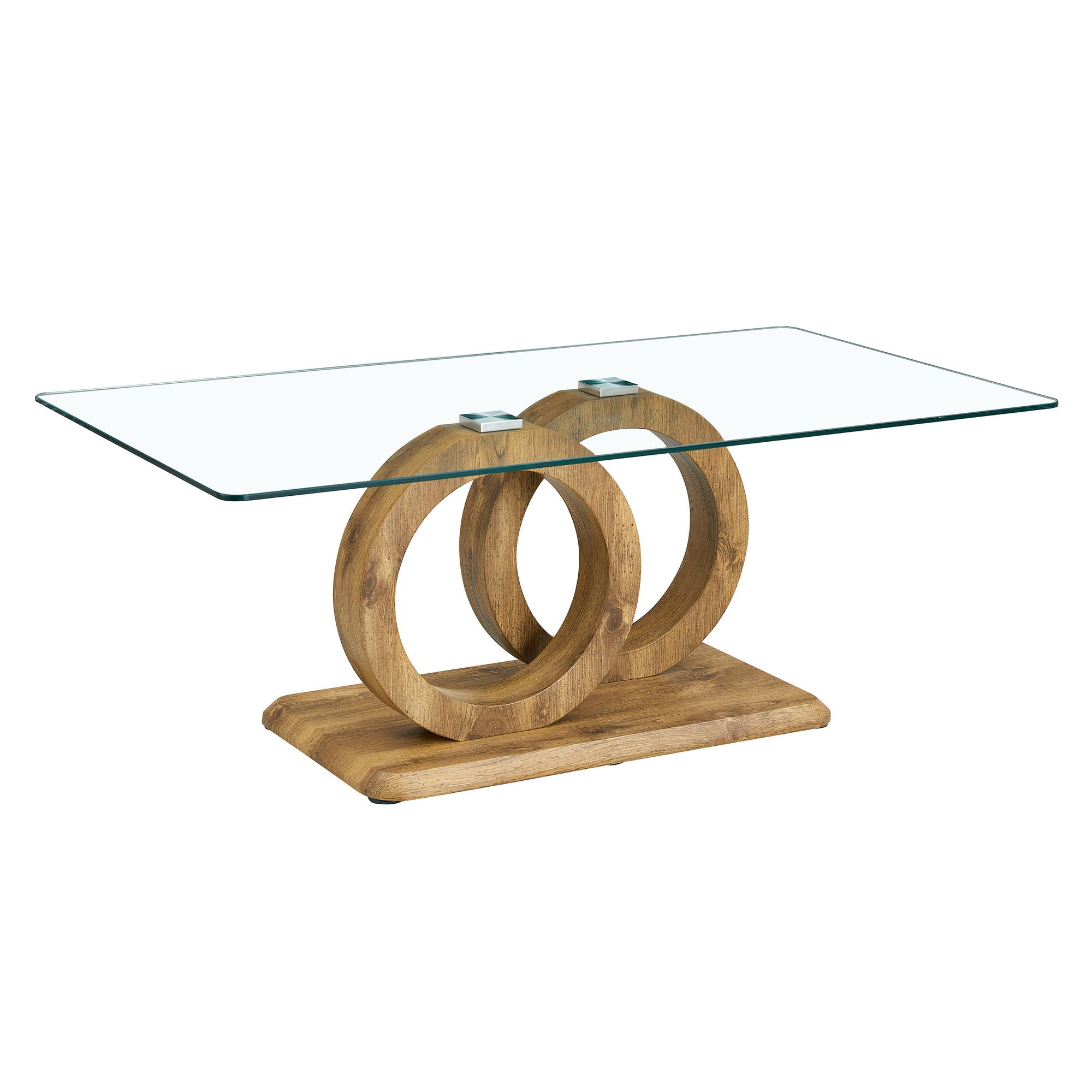Contemporary Style Glass Top Coffee Table - Best Buy Furniture