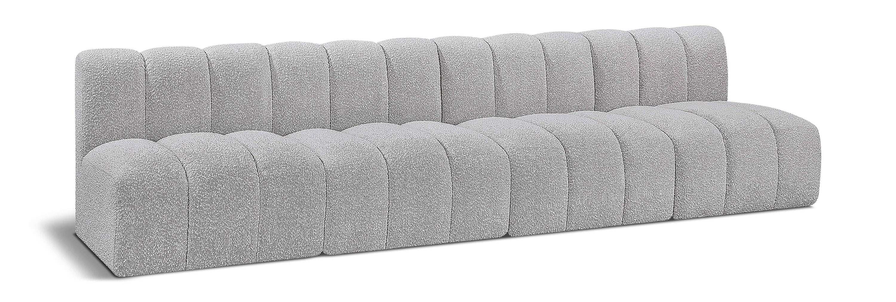Arc - Boucle Fabric 4 Seats Modular Sofa - Best Buy Furniture
