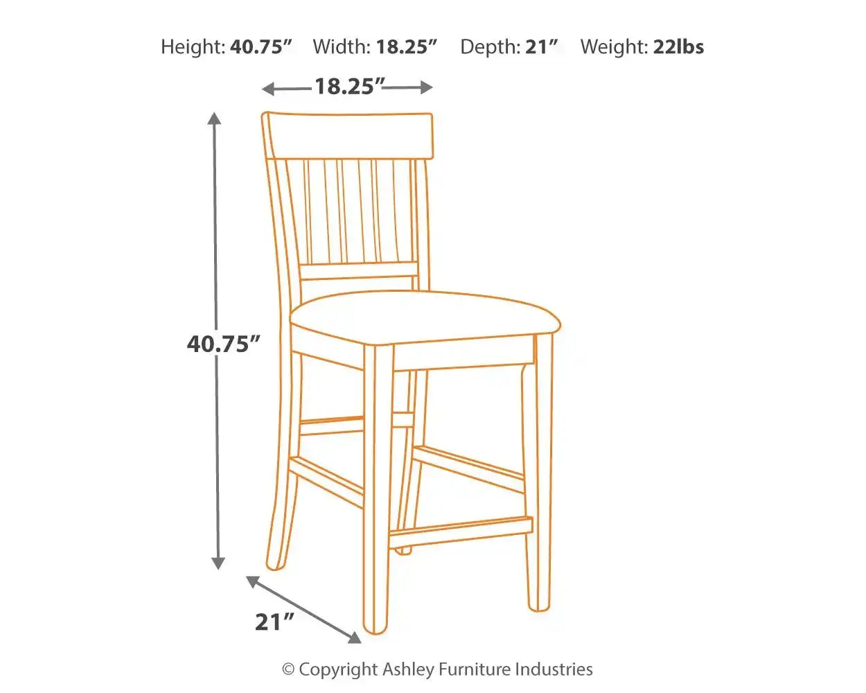 Haddigan - Upholstered Barstool (Set of 2) - Dark Brown - Best Buy Furniture