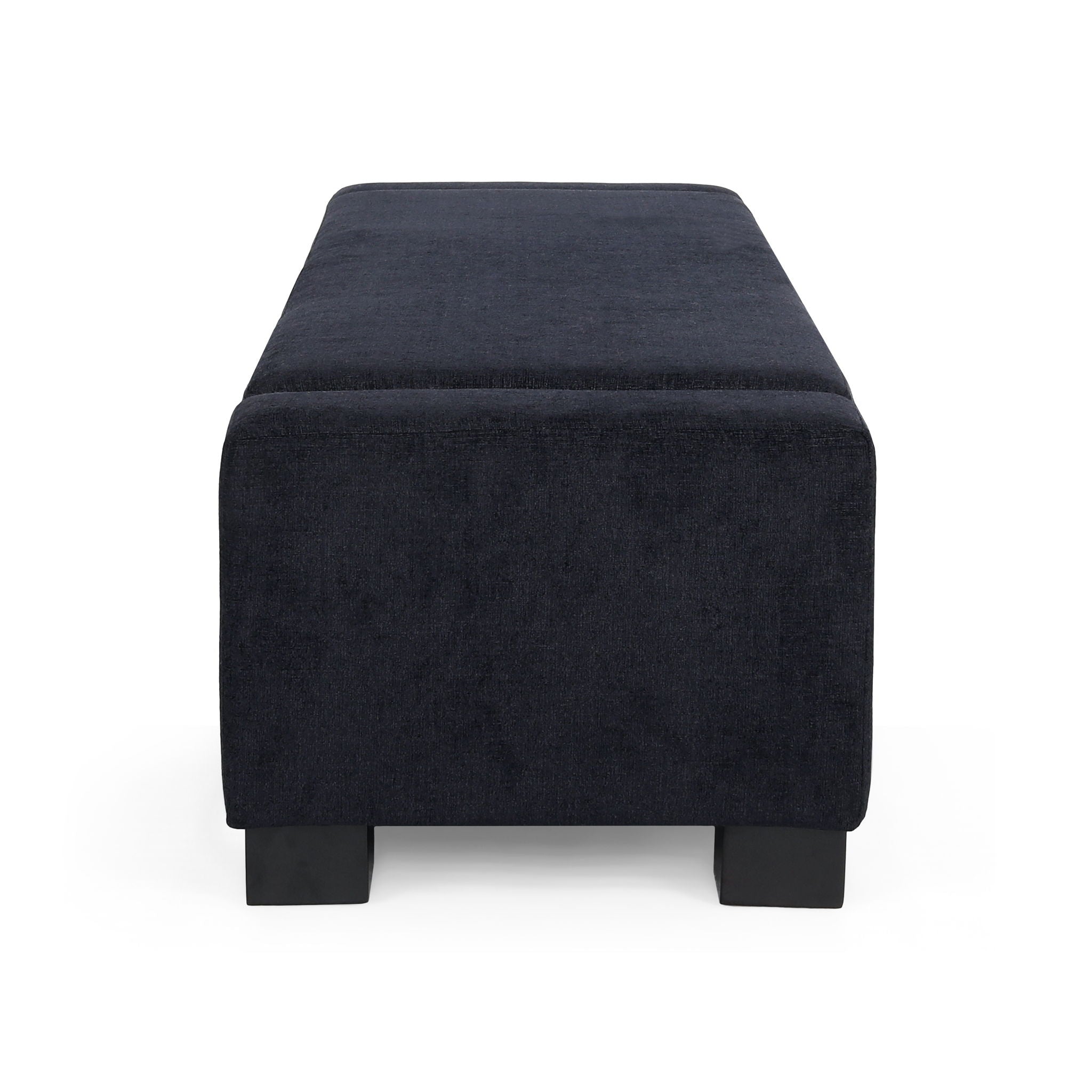 Textured Fabric Ottoman Bench With Hinged Lid - Best Buy Furniture