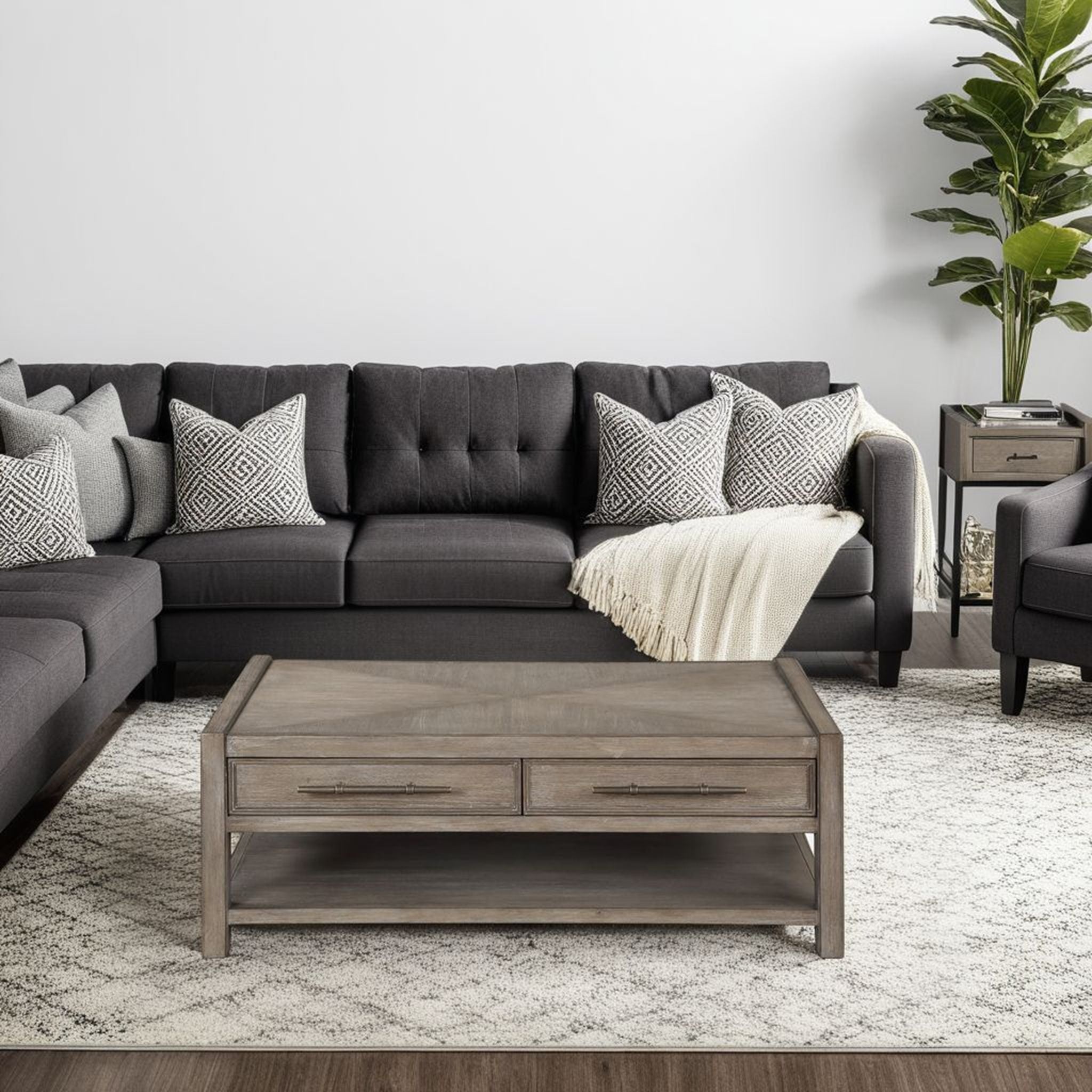 Cypress Lane - Coffee Table - White Oak - Best Buy Furniture