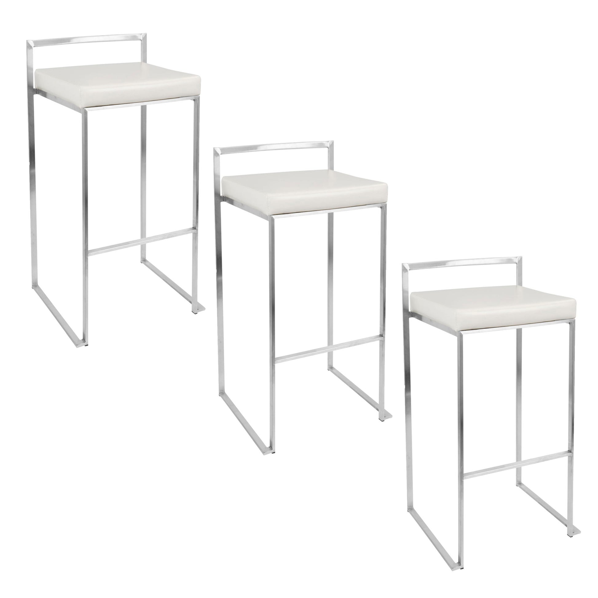 Fuji - Contemporary And Elegant Design Stackable Barstool - Best Buy Furniture