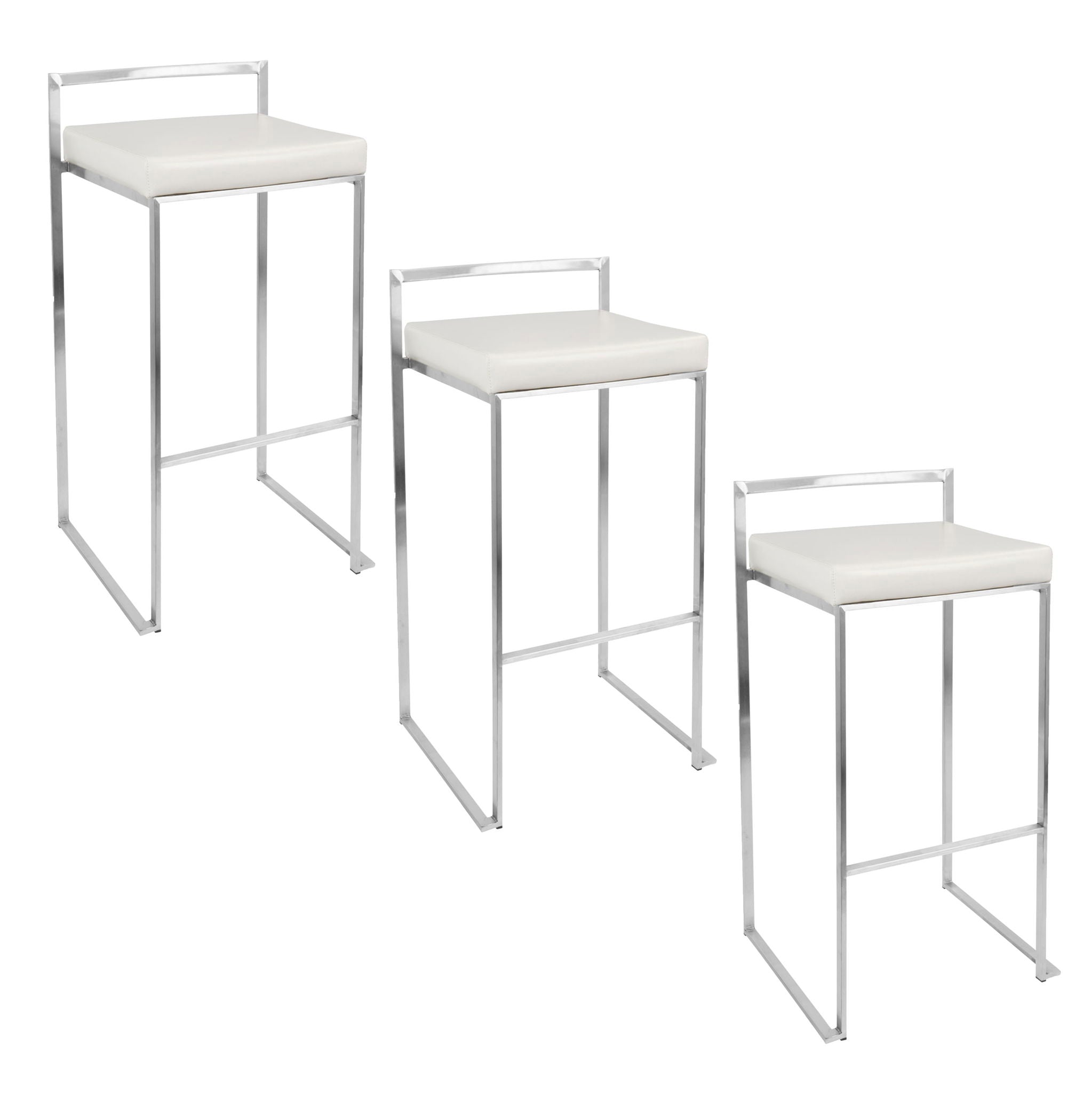 Fuji - Contemporary And Elegant Design Stackable Barstool - Best Buy Furniture