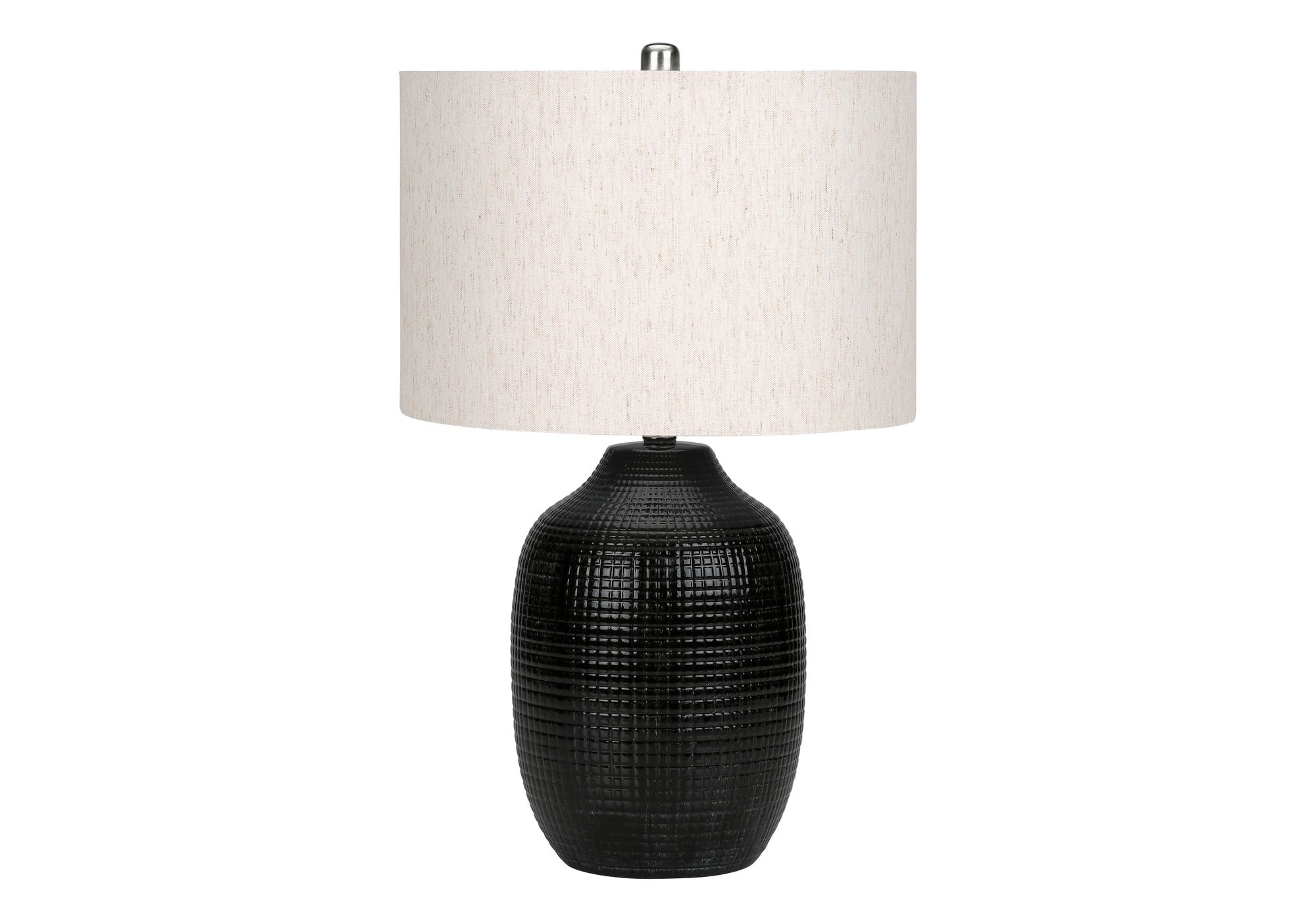 Lighting, Table Lamp, Ceramic, Contemporary - Black / Cream - Best Buy Furniture